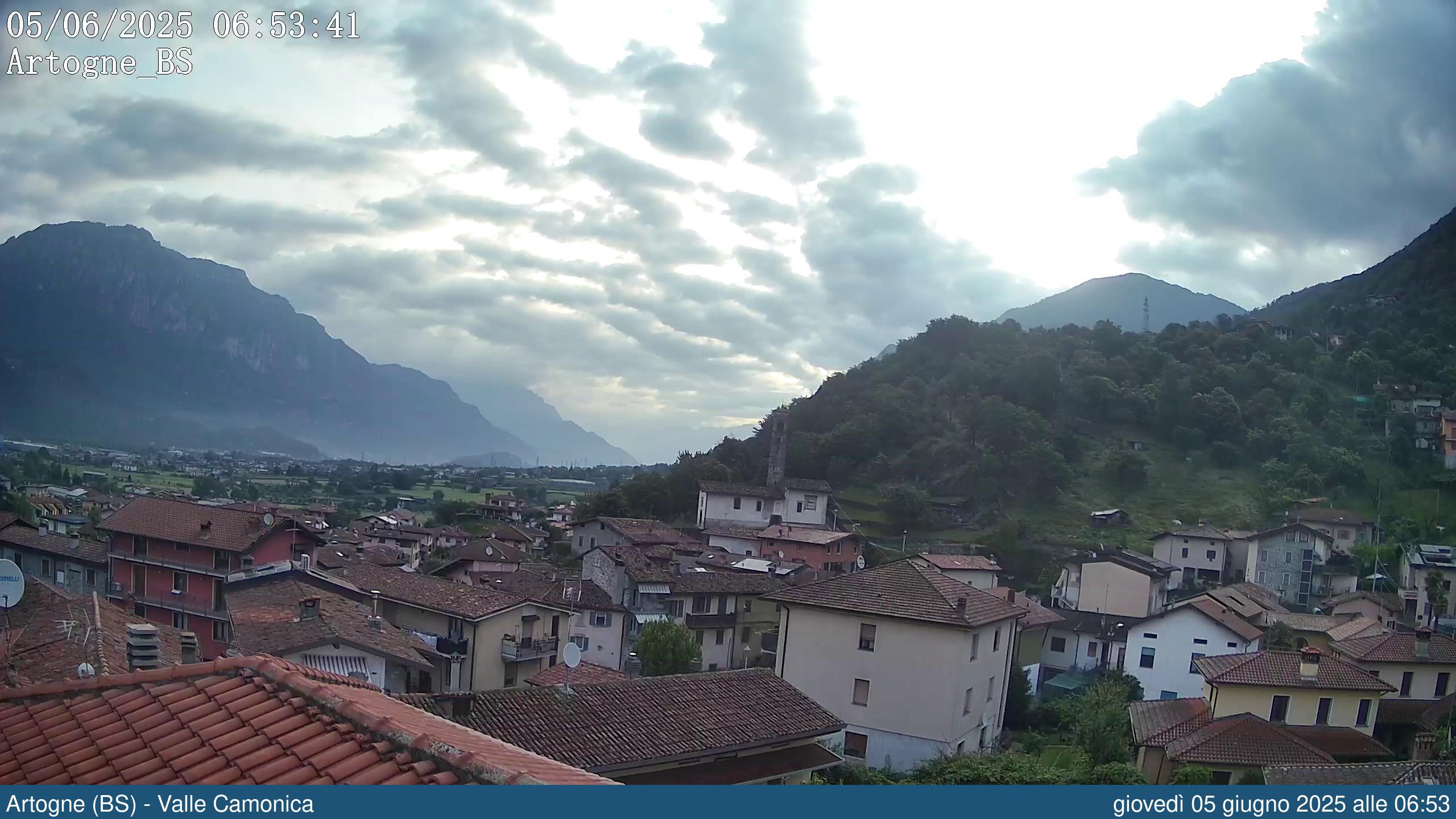 immagine della webcam nei dintorni di Pian Camuno: webcam Artogne