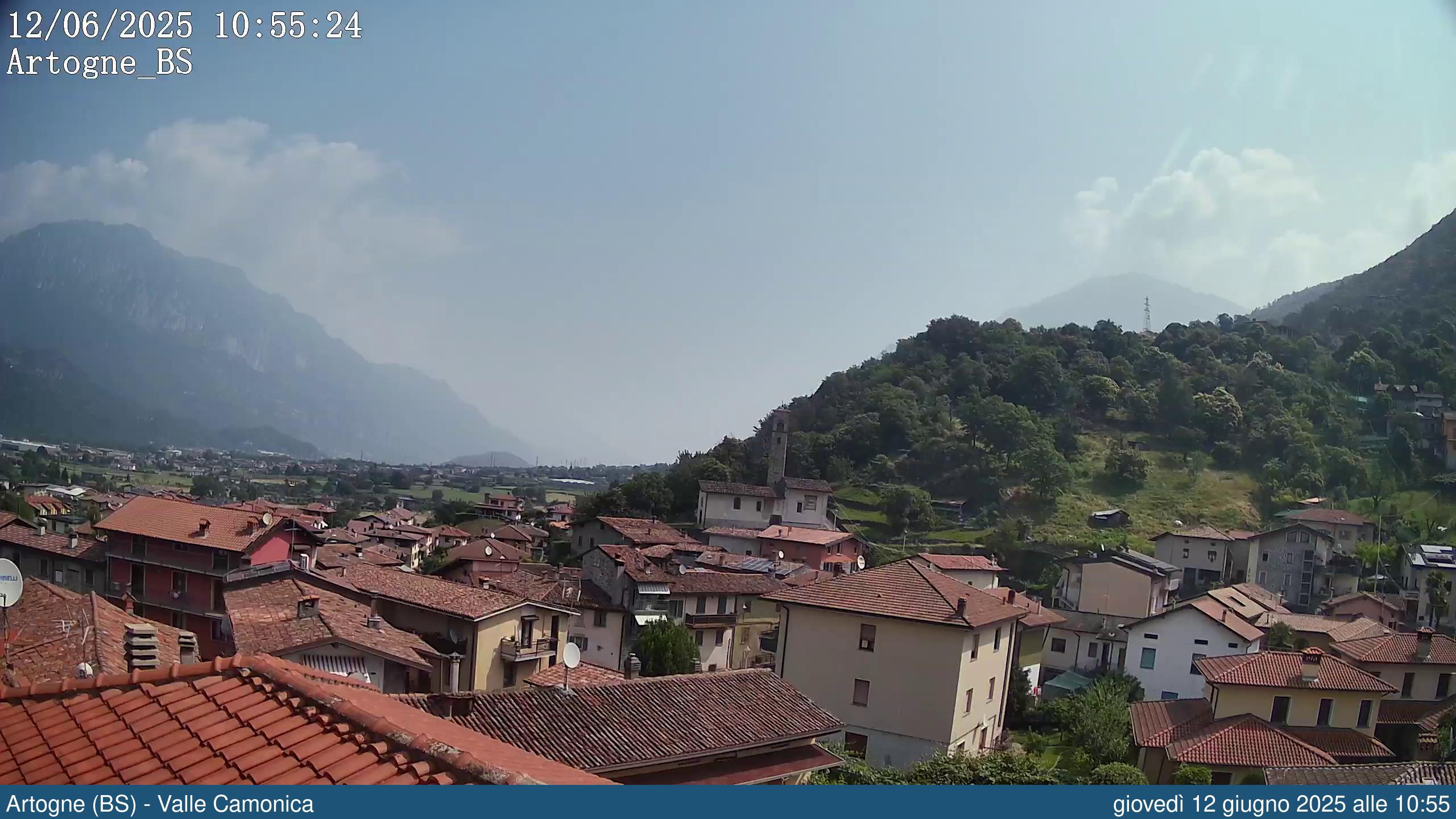 immagine della webcam nei dintorni di Castione della Presolana: webcam Artogne
