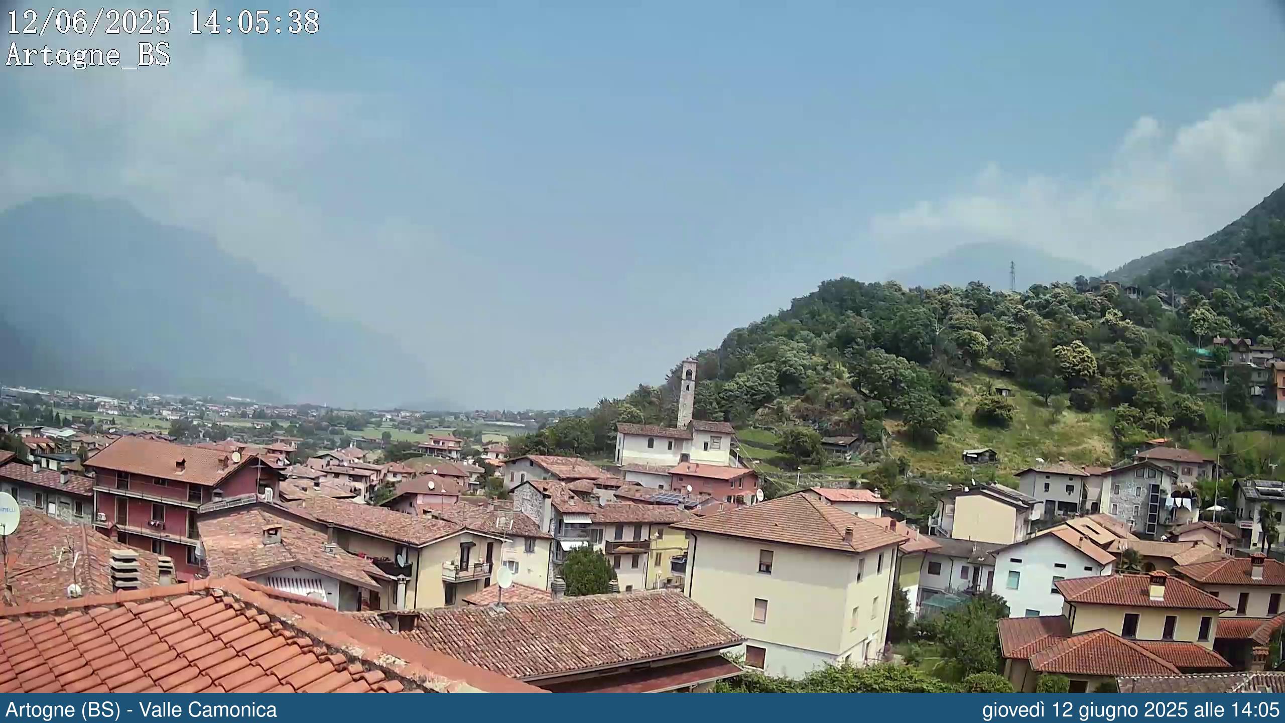 immagine della webcam nei dintorni di Castione della Presolana: webcam Artogne