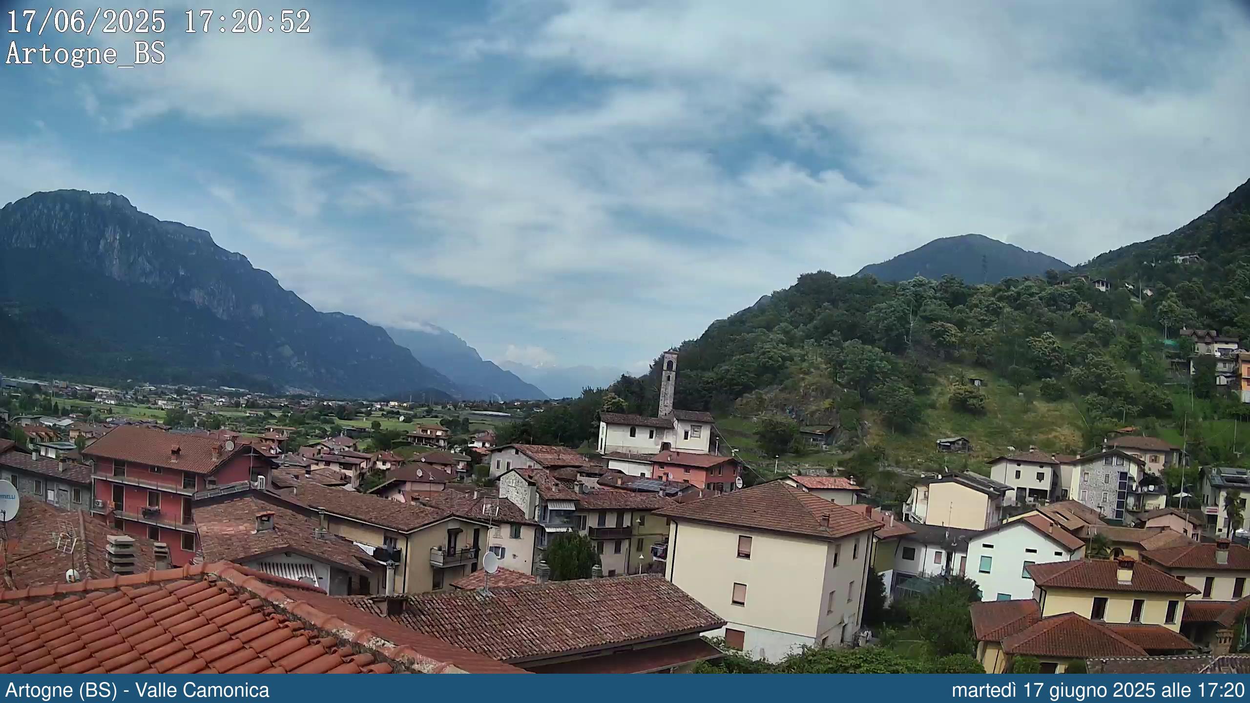 immagine della webcam nei dintorni di Cima Bianca: webcam Artogne