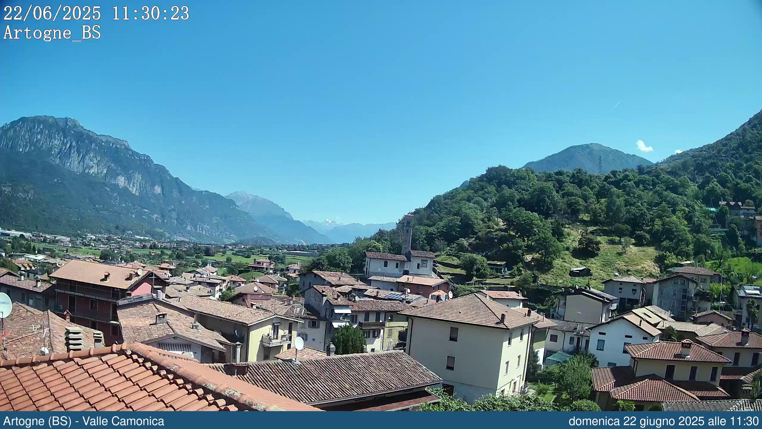 immagine della webcam nei dintorni di Schilpario: webcam Artogne