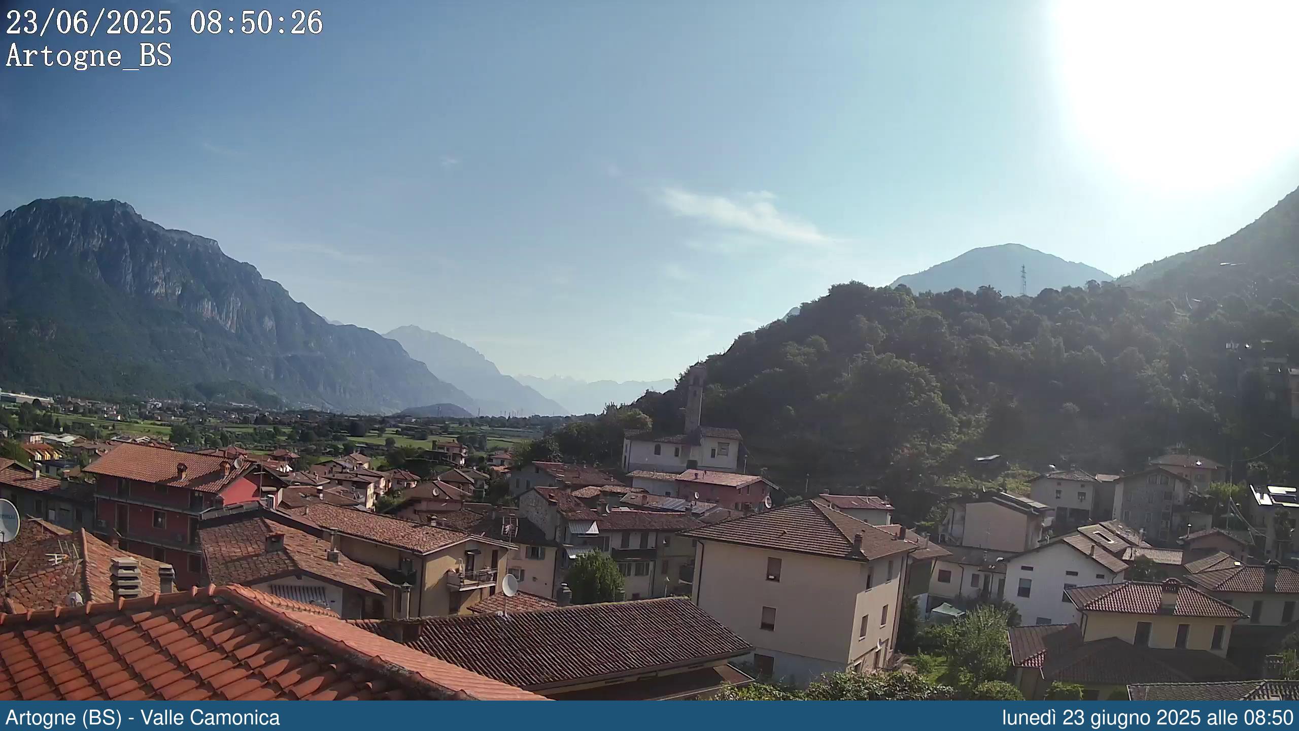 immagine della webcam nei dintorni di Angolo Terme: webcam Artogne