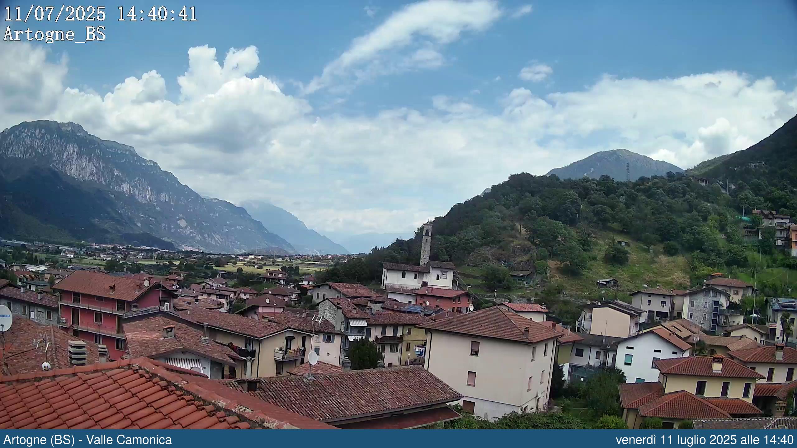 immagine della webcam nei dintorni di Schilpario: webcam Artogne
