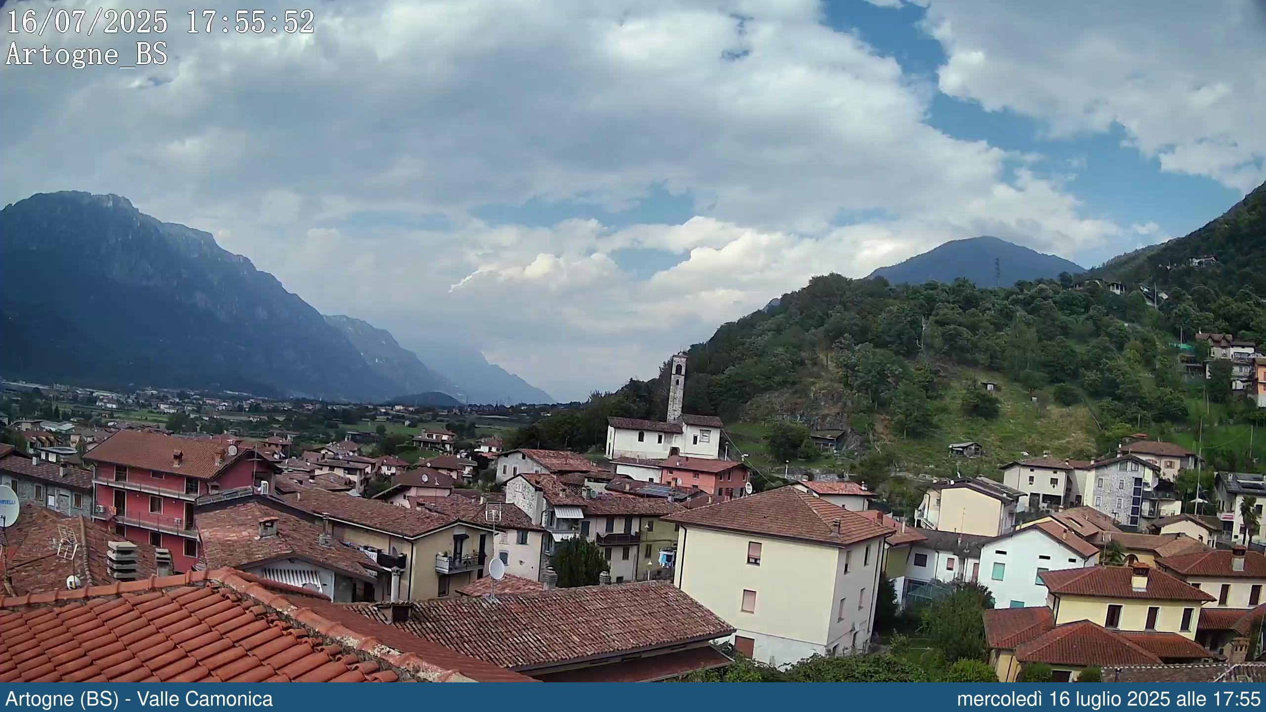 immagine della webcam nei dintorni di Schilpario: webcam Artogne