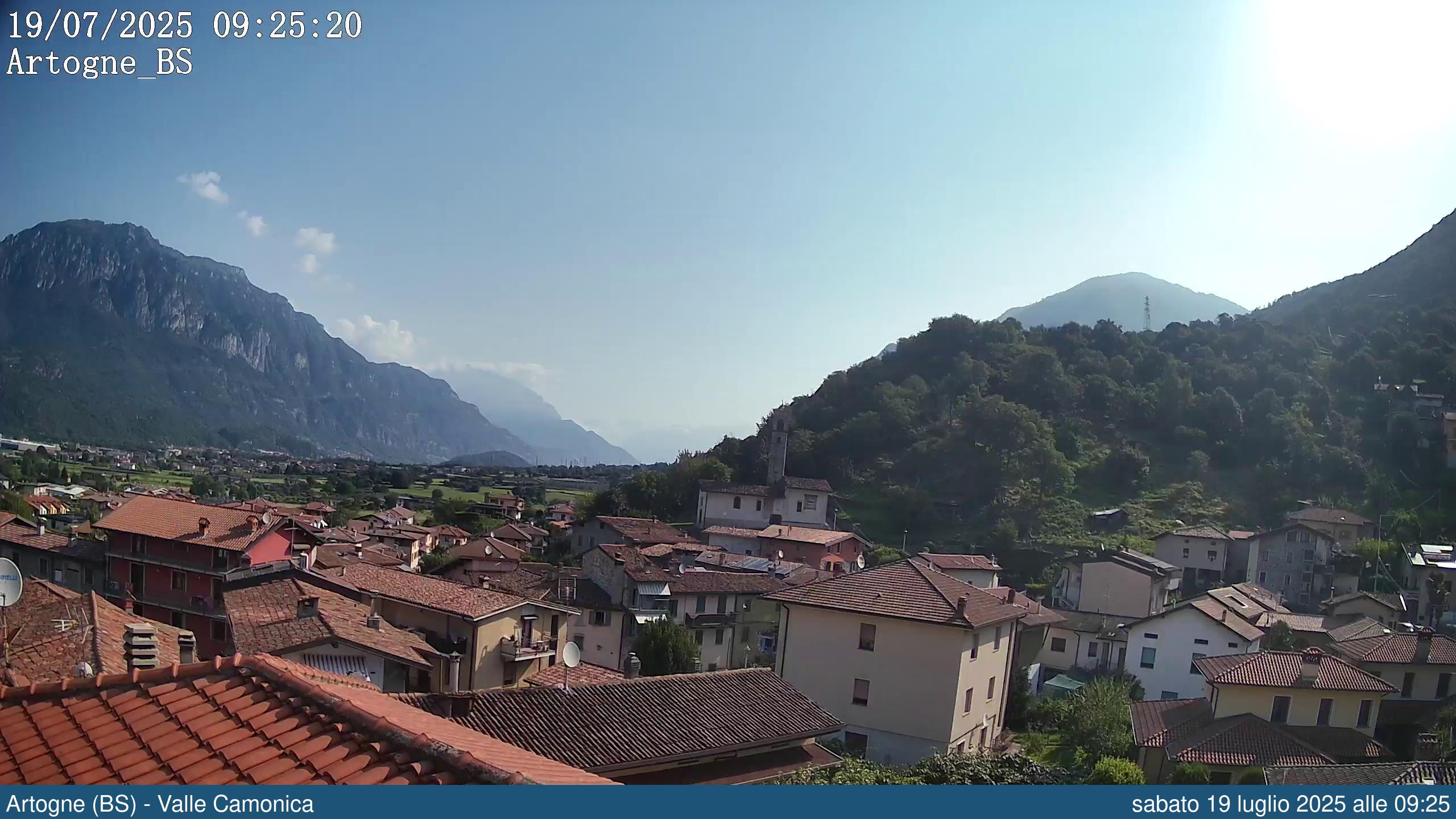 immagine della webcam nei dintorni di Schilpario: webcam Artogne