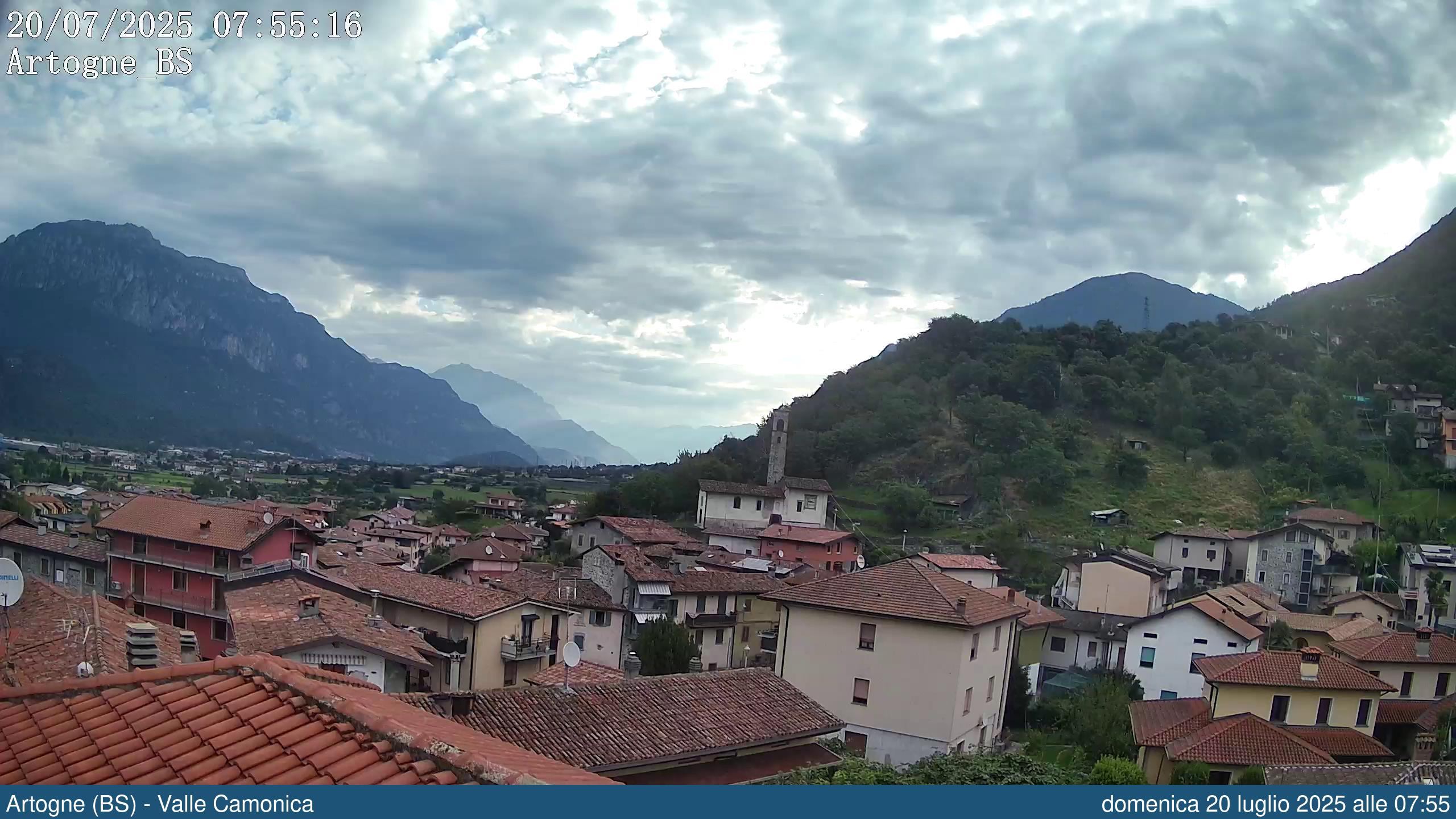immagine della webcam nei dintorni di Marone: webcam Artogne