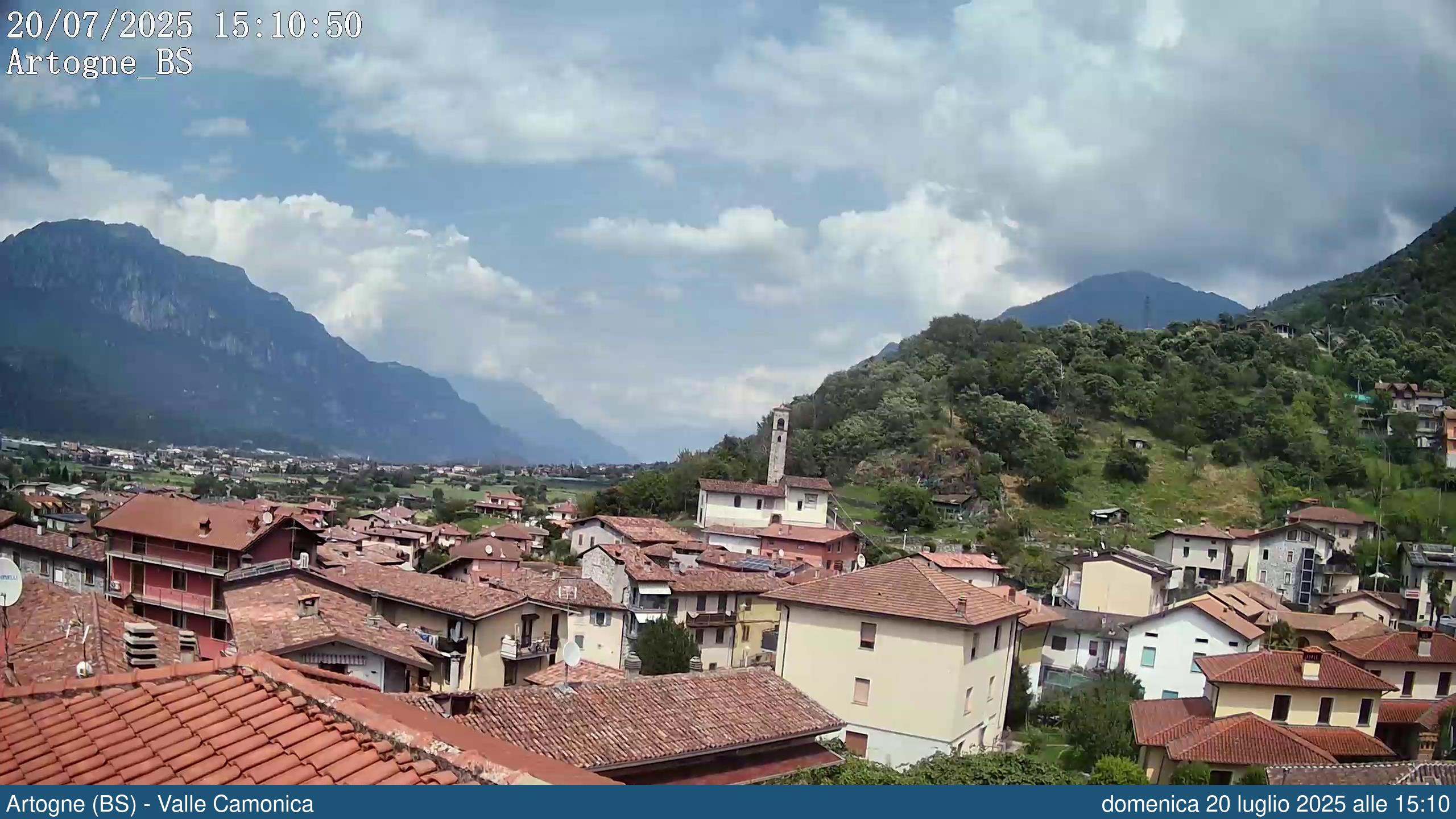immagine della webcam nei dintorni di Castione della Presolana: webcam Artogne