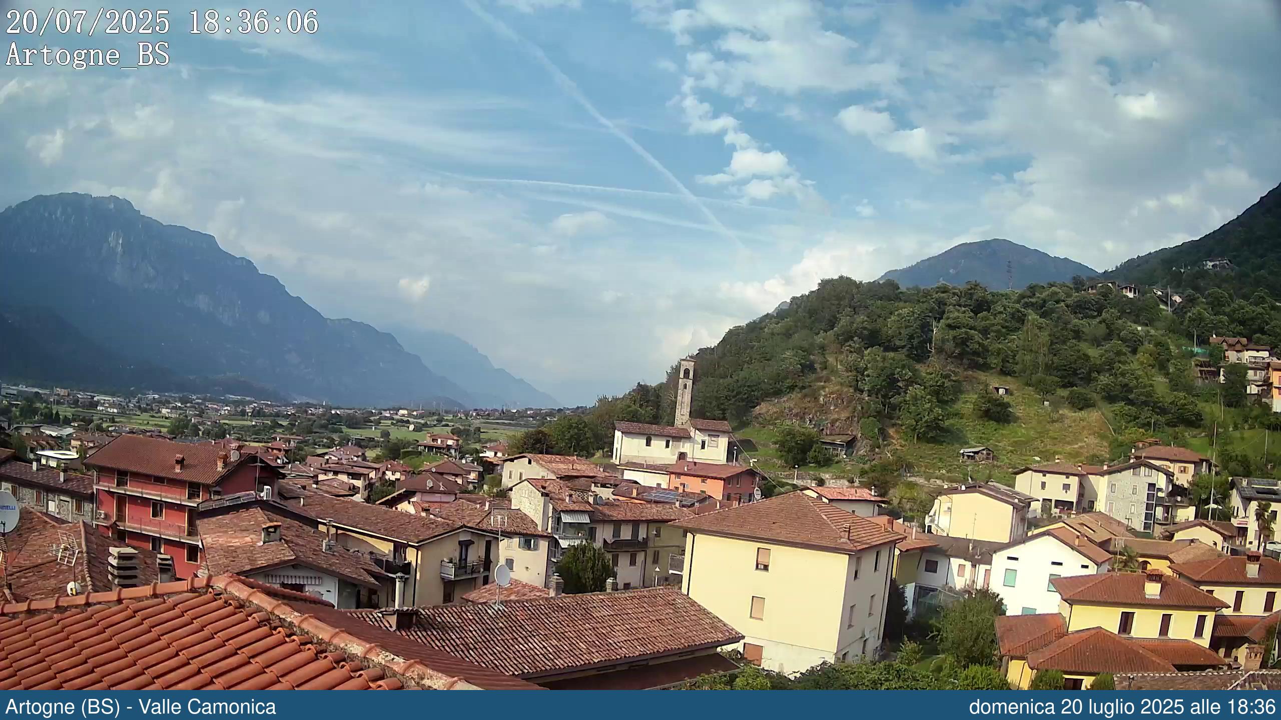 immagine della webcam nei dintorni di Bagolino: webcam Artogne