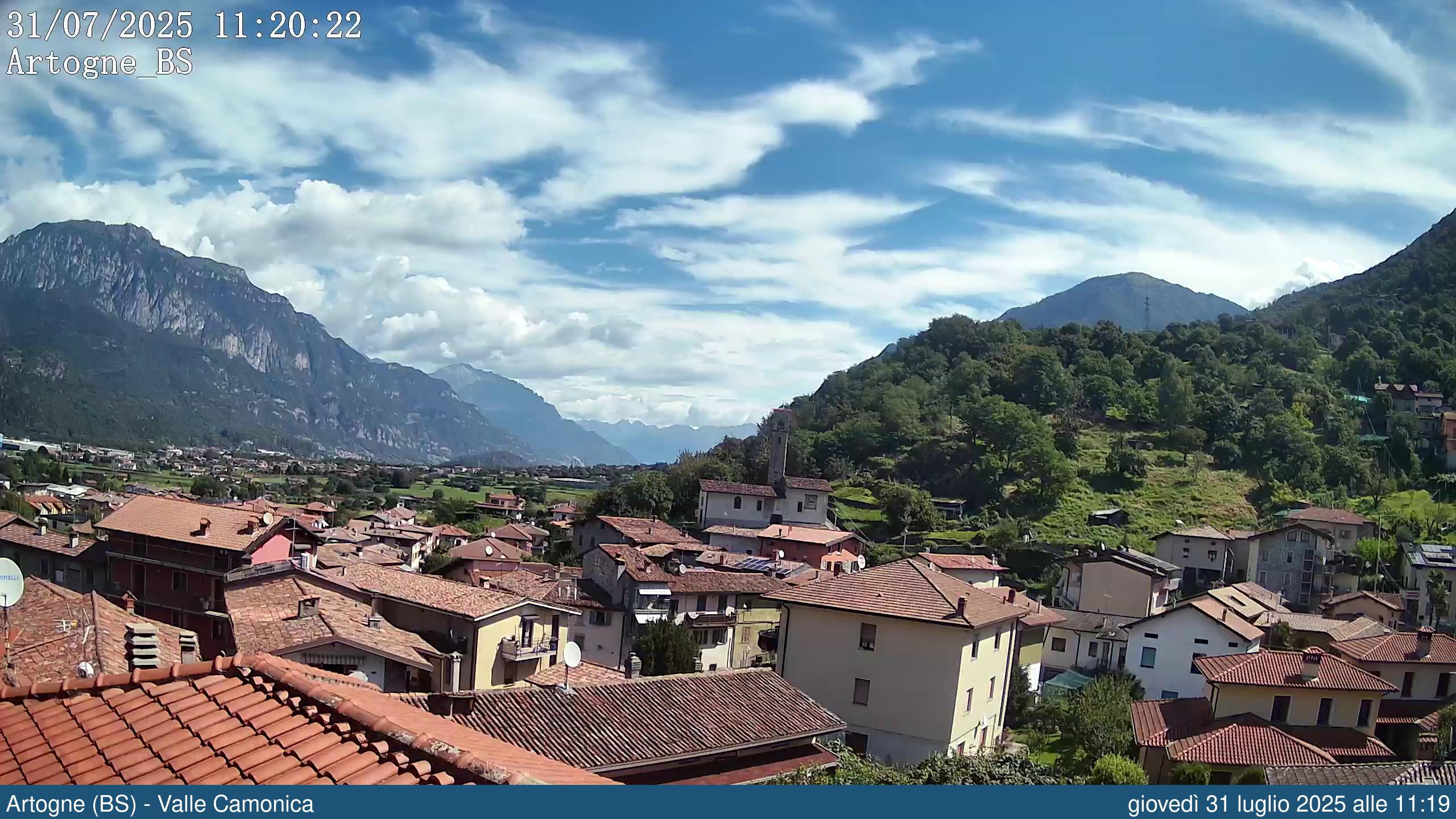 immagine della webcam nei dintorni di Esine: webcam Artogne