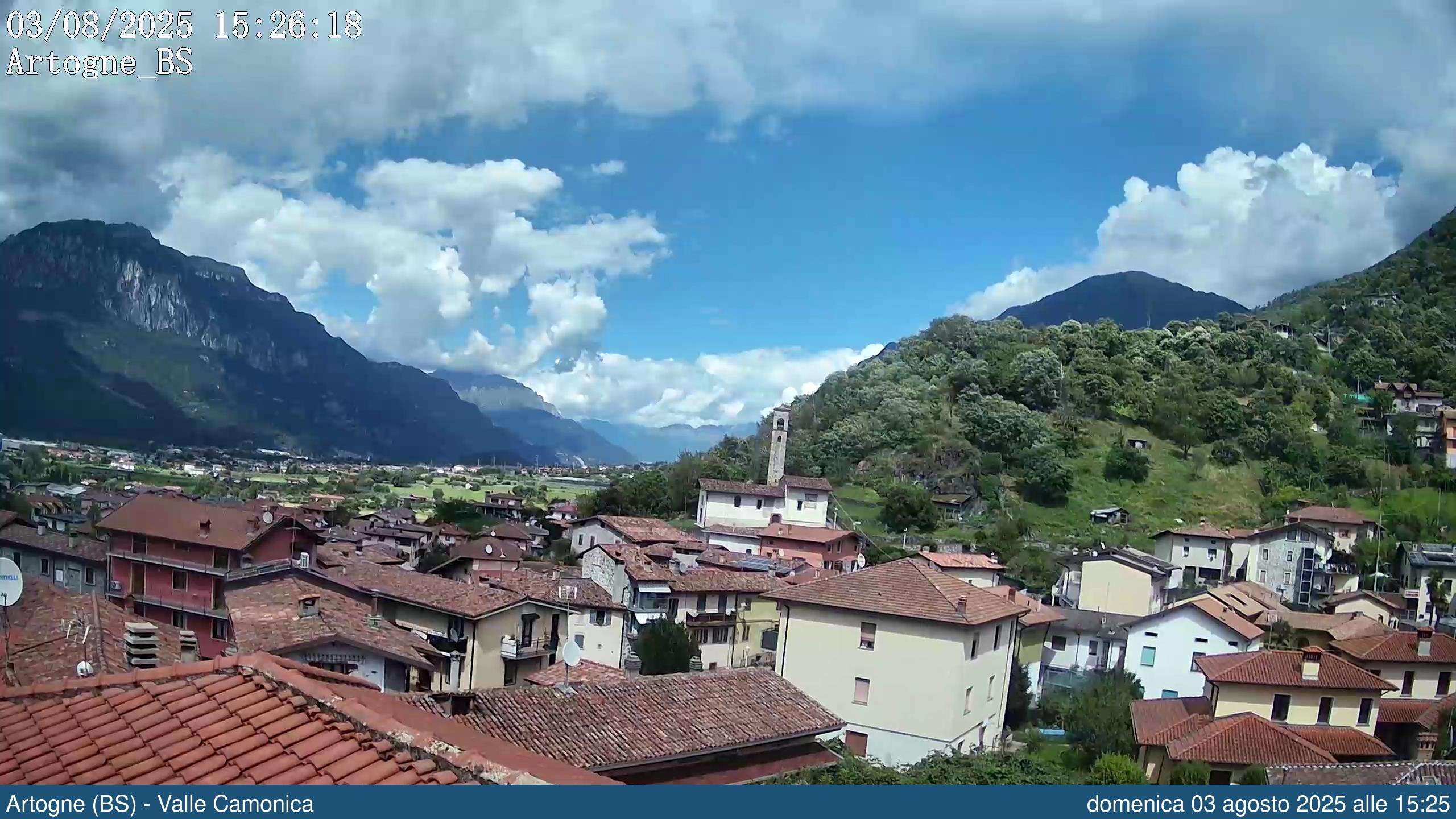 immagine della webcam nei dintorni di Malga Polzone: webcam Artogne