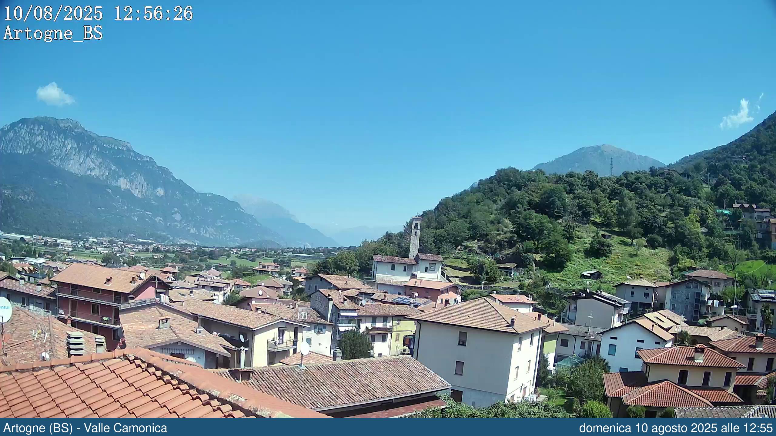 immagine della webcam nei dintorni di Schilpario: webcam Artogne