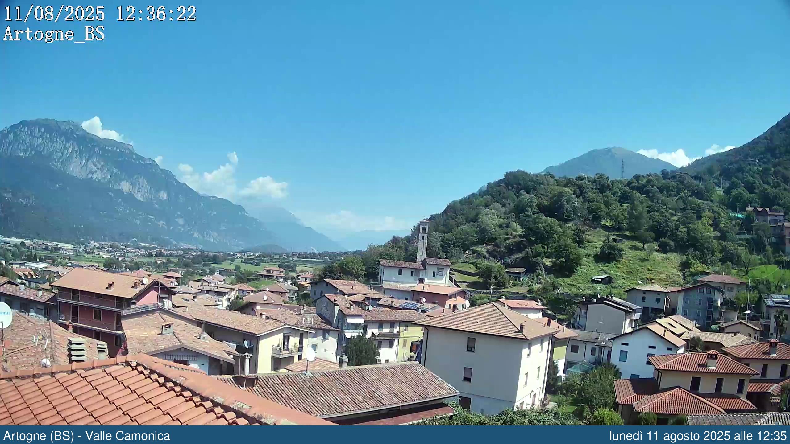 immagine della webcam nei dintorni di Darfo Boario Terme: webcam Artogne