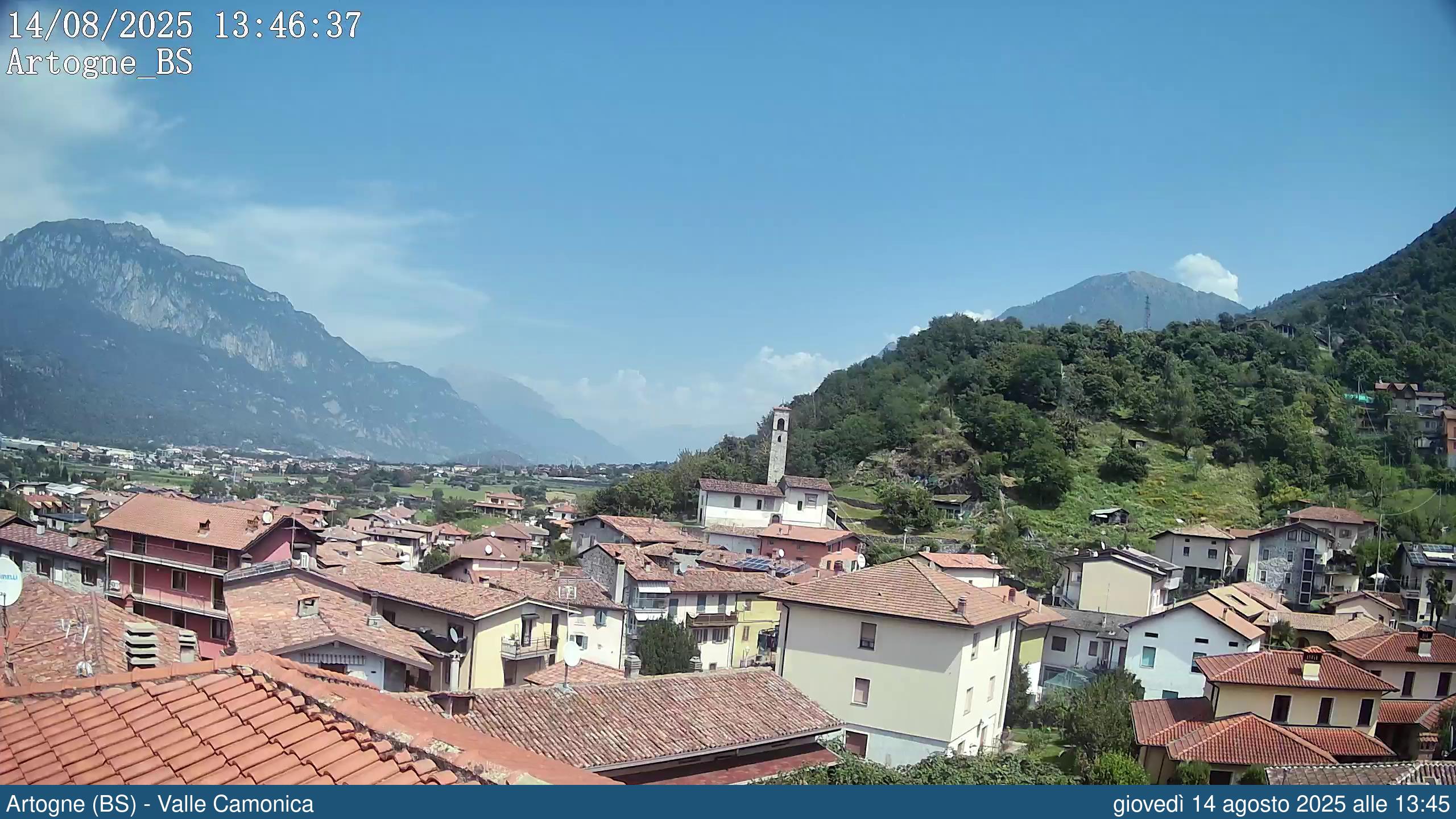 immagine della webcam nei dintorni di Bratto: webcam Artogne
