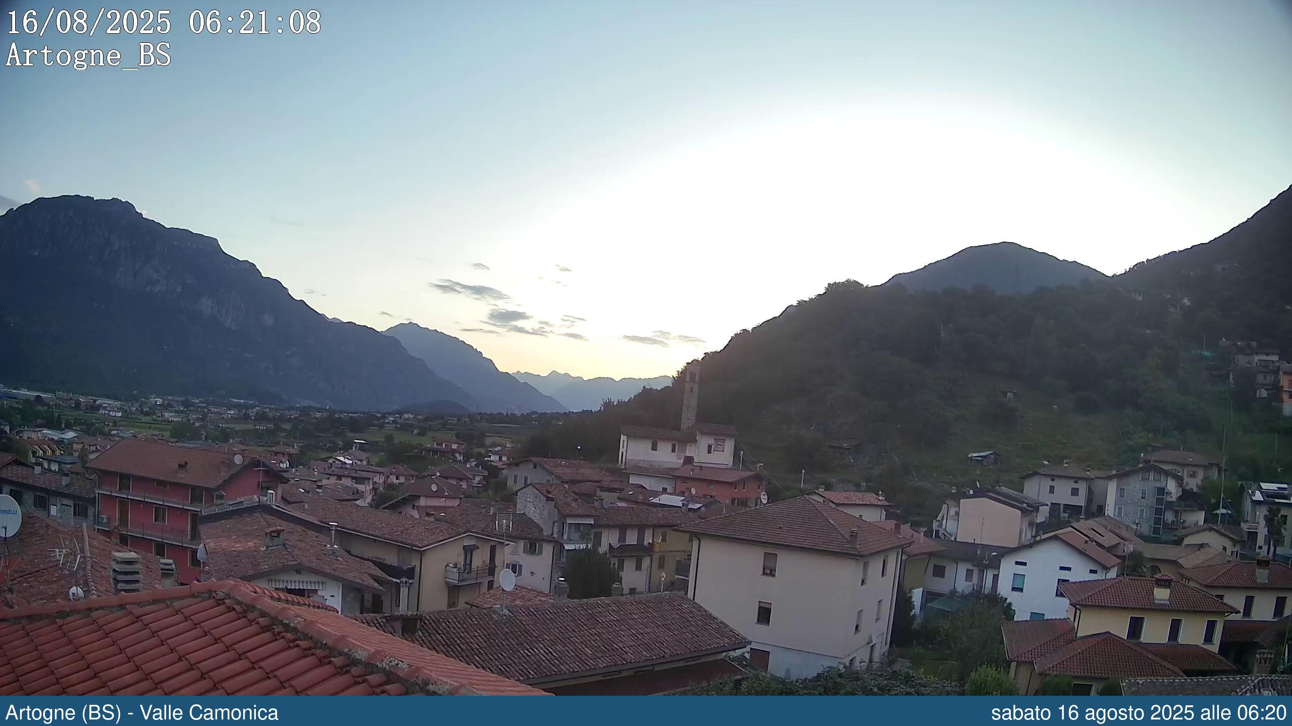 immagine della webcam nei dintorni di Vilminore di Scalve: webcam Artogne
