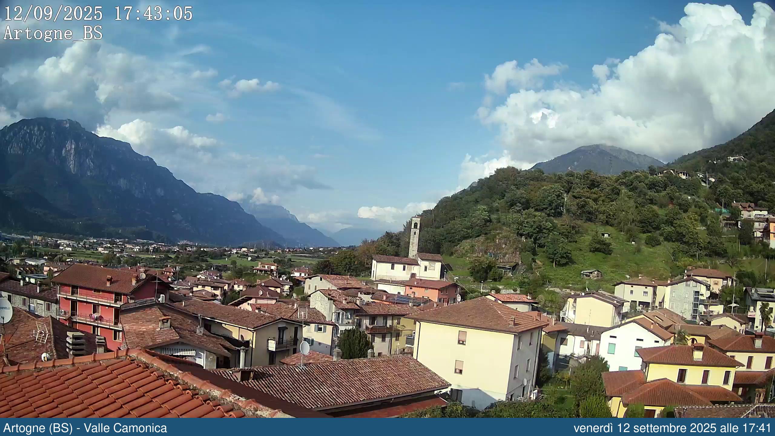 immagine della webcam nei dintorni di Niardo: webcam Artogne