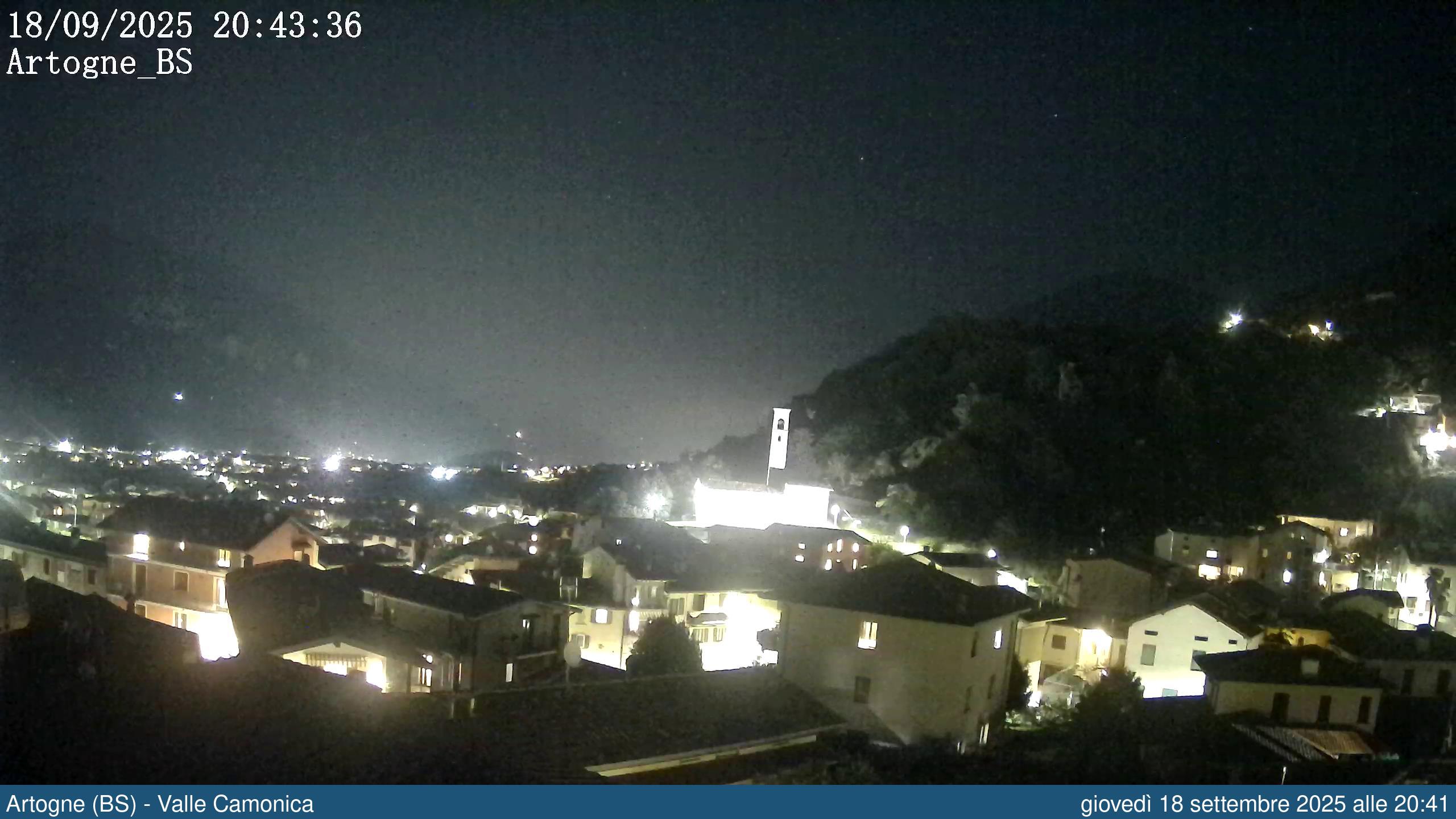 immagine della webcam nei dintorni di Schilpario: webcam Artogne
