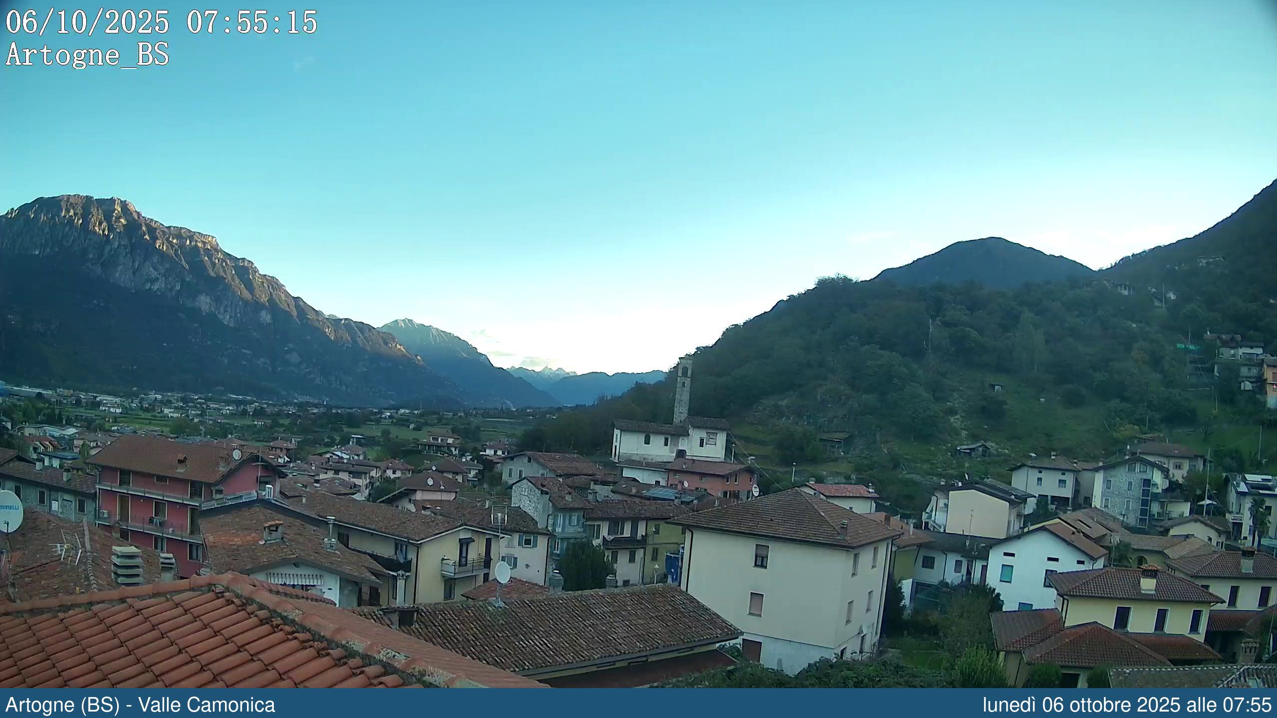 immagine della webcam nei dintorni di Cimbergo: webcam Artogne