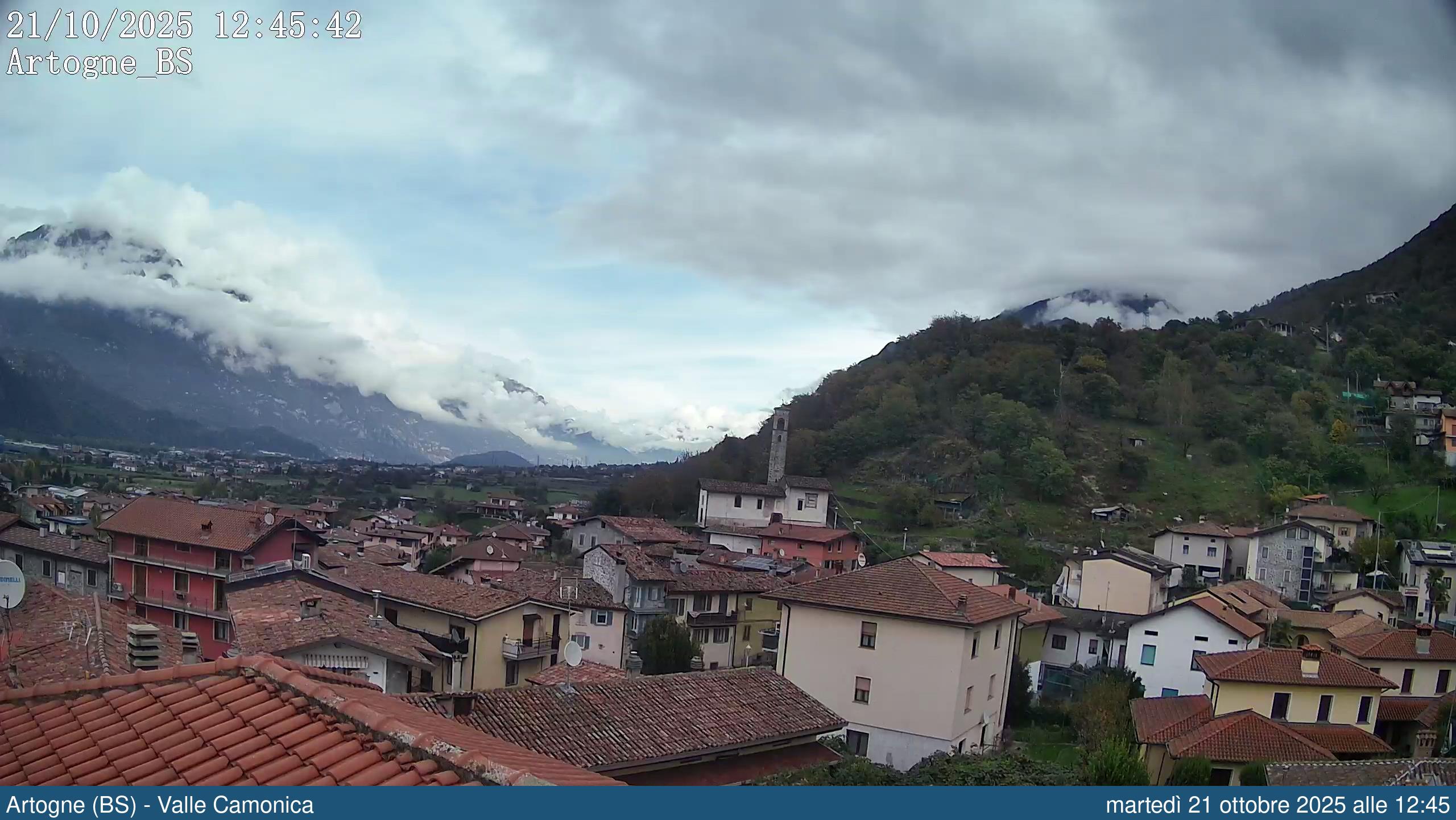 immagine della webcam nei dintorni di Bagolino: webcam Artogne