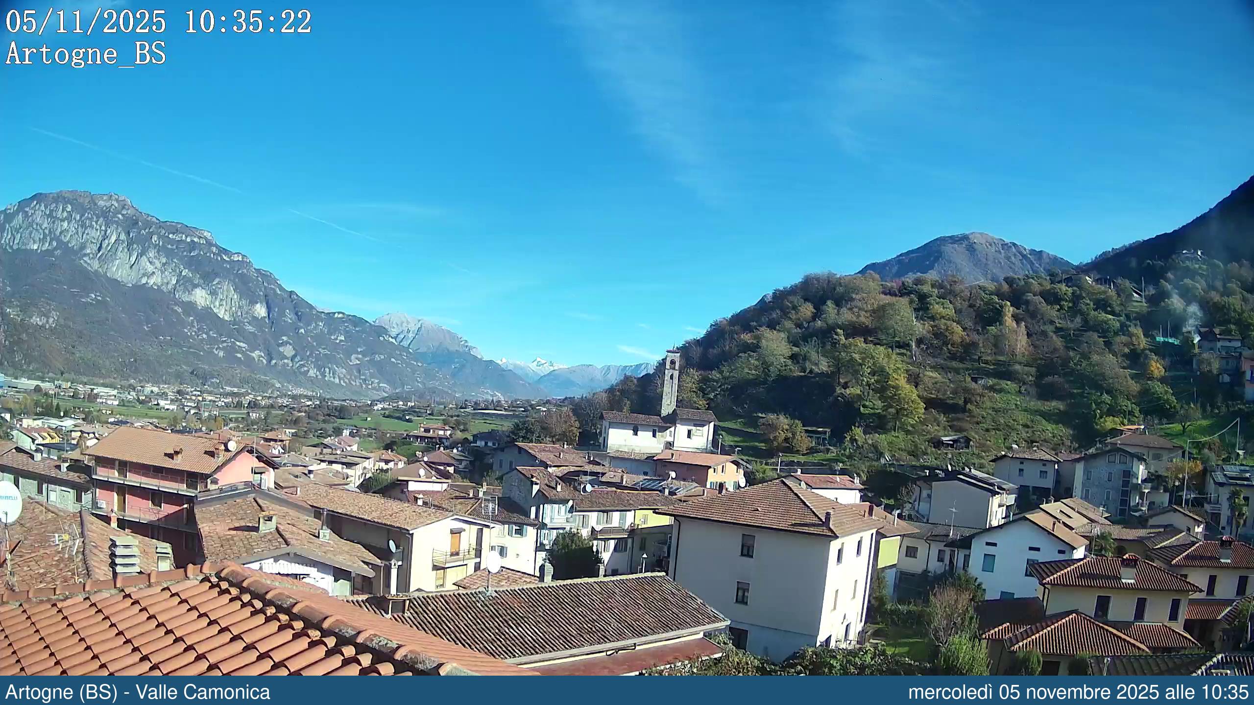 immagine della webcam nei dintorni di Cimbergo: webcam Artogne