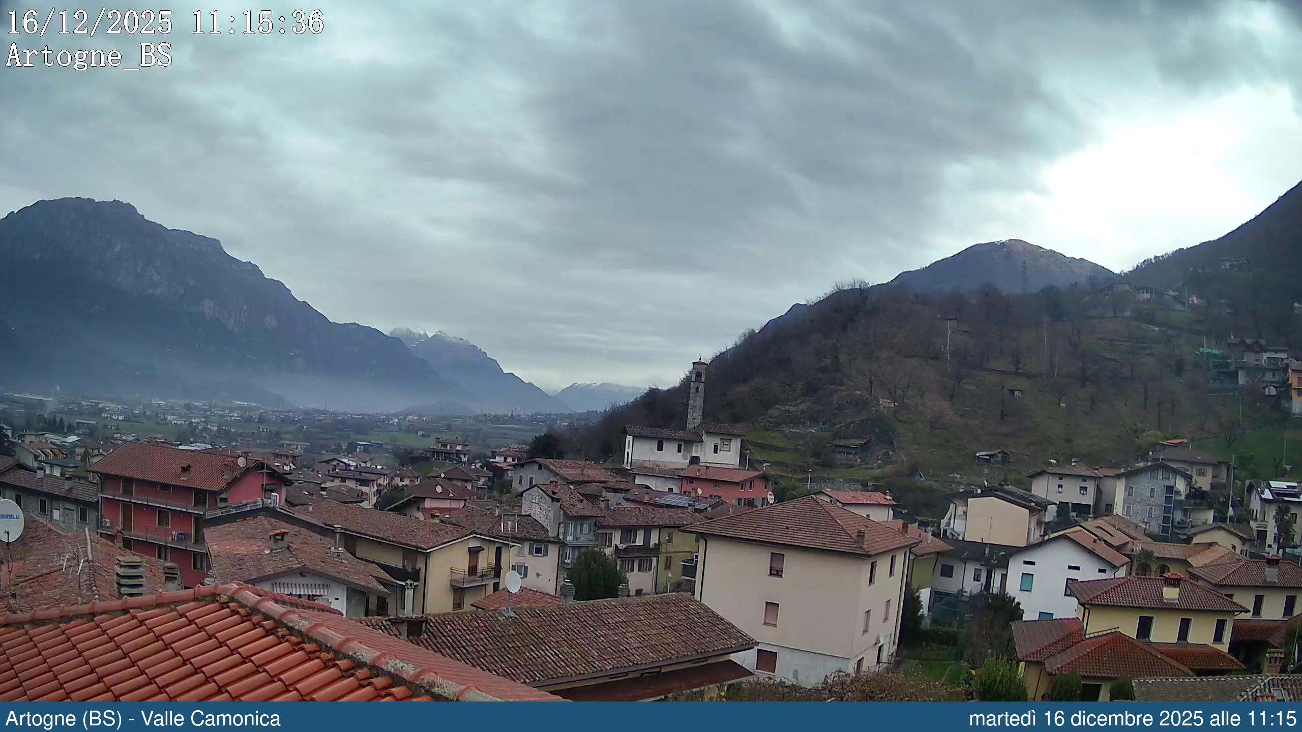 immagine della webcam nei dintorni di Cima Bianca: webcam Artogne