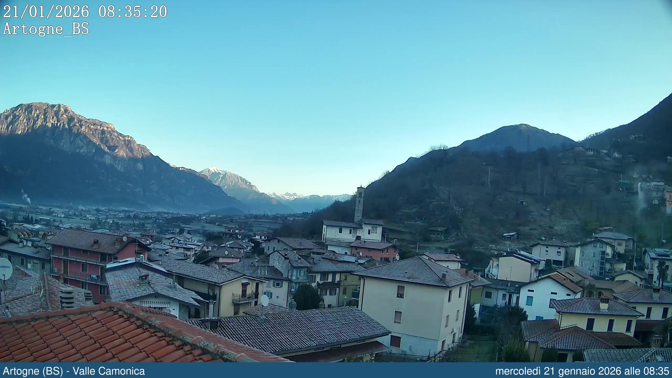 immagine della webcam nei dintorni di Bagolino: webcam Artogne