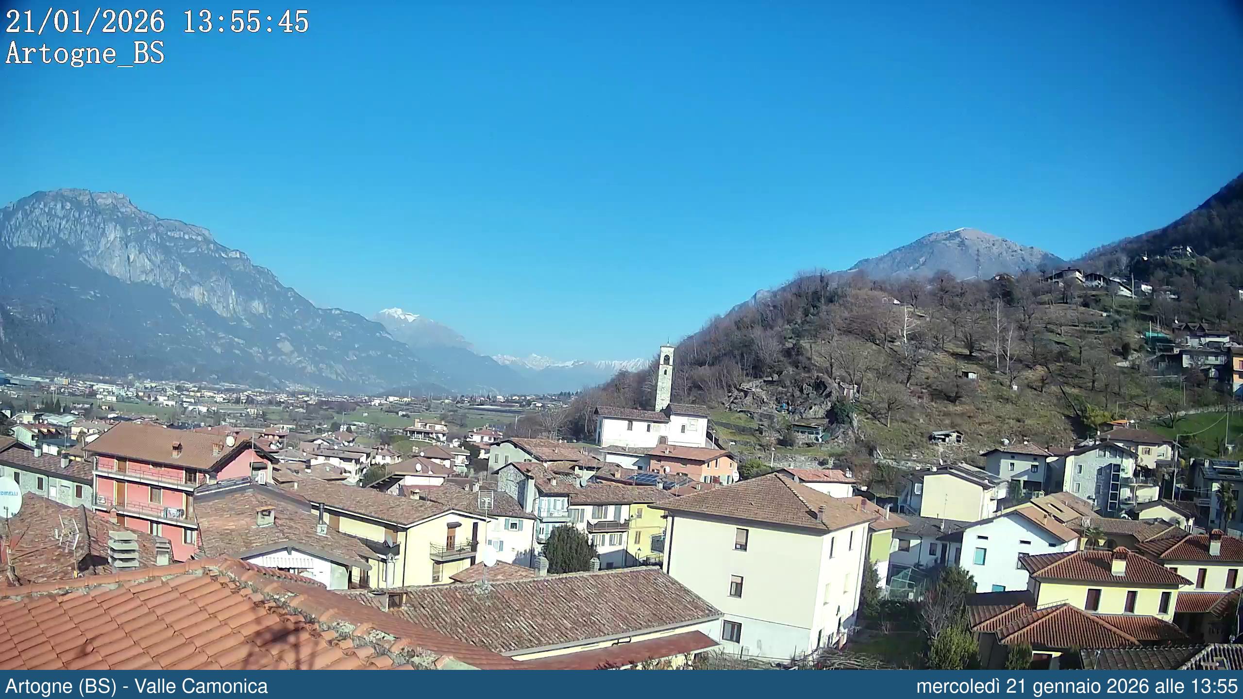 immagine della webcam nei dintorni di Riva di Solto: webcam Artogne