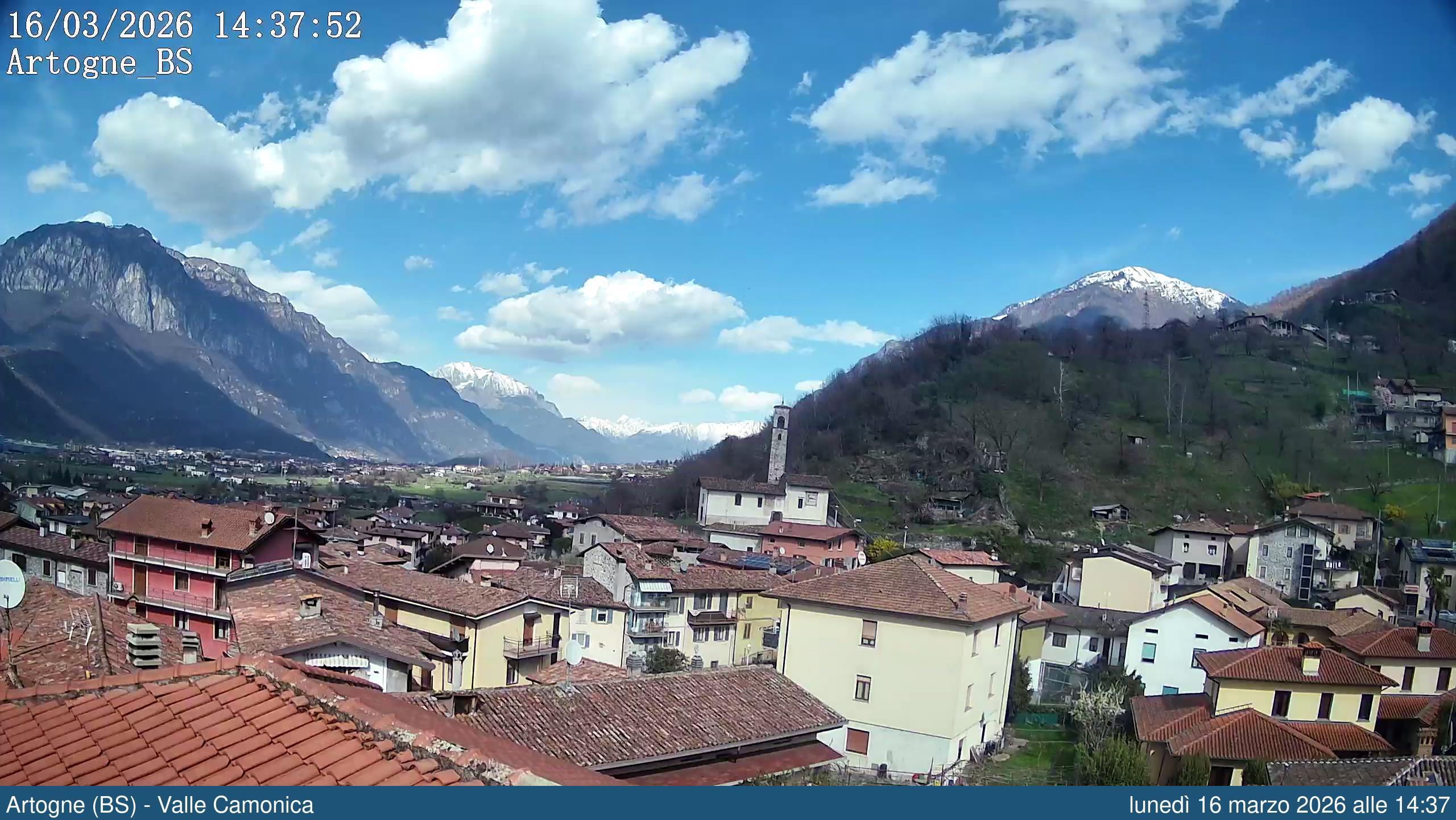 immagine della webcam nei dintorni di Prestine: webcam Artogne