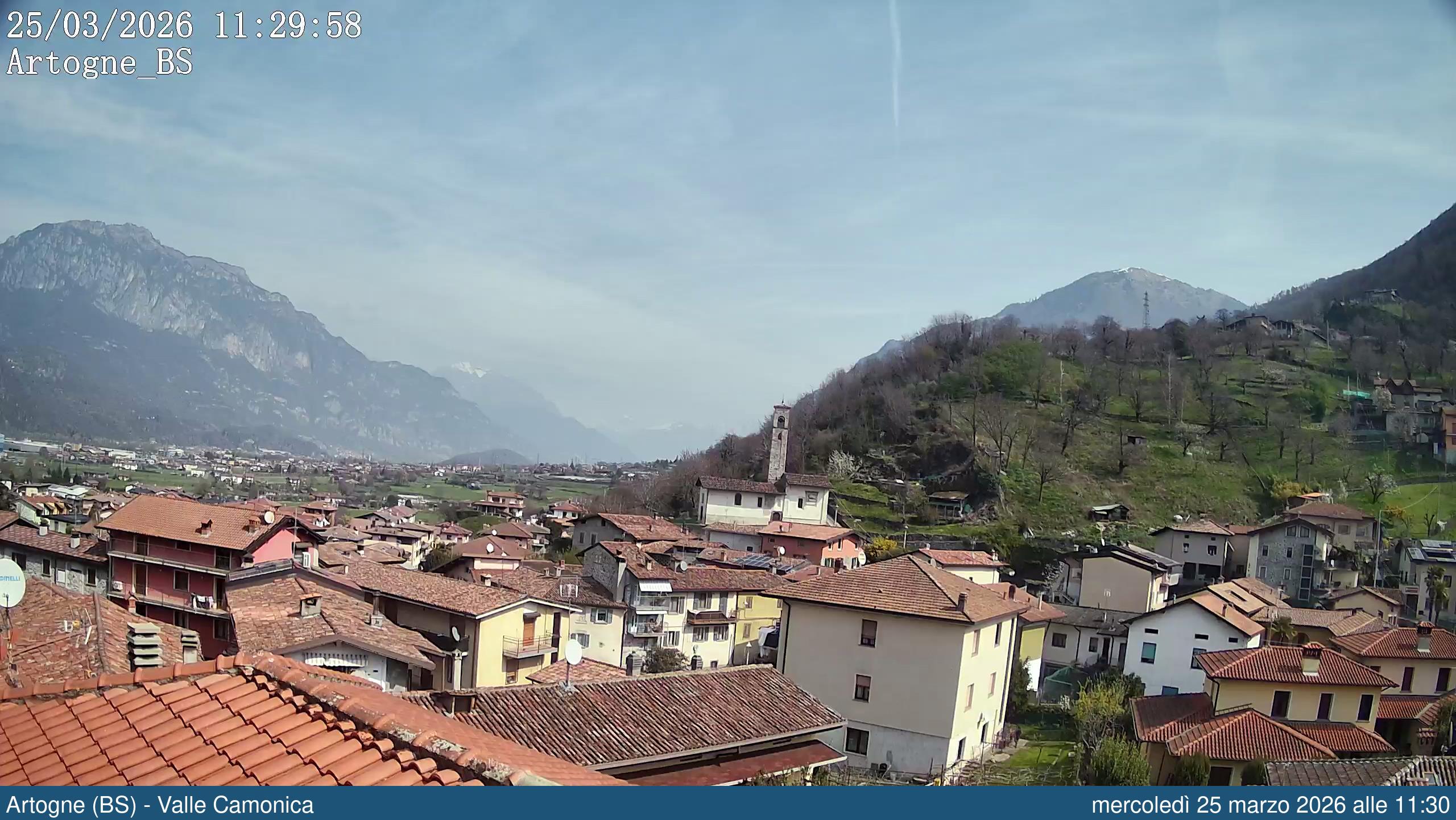 immagine della webcam nei dintorni di Vilminore di Scalve: webcam Artogne