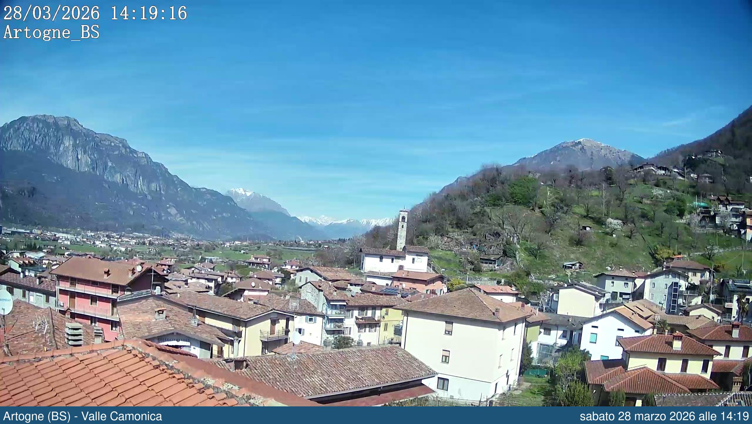 immagine della webcam nei dintorni di Cima Bianca: webcam Artogne