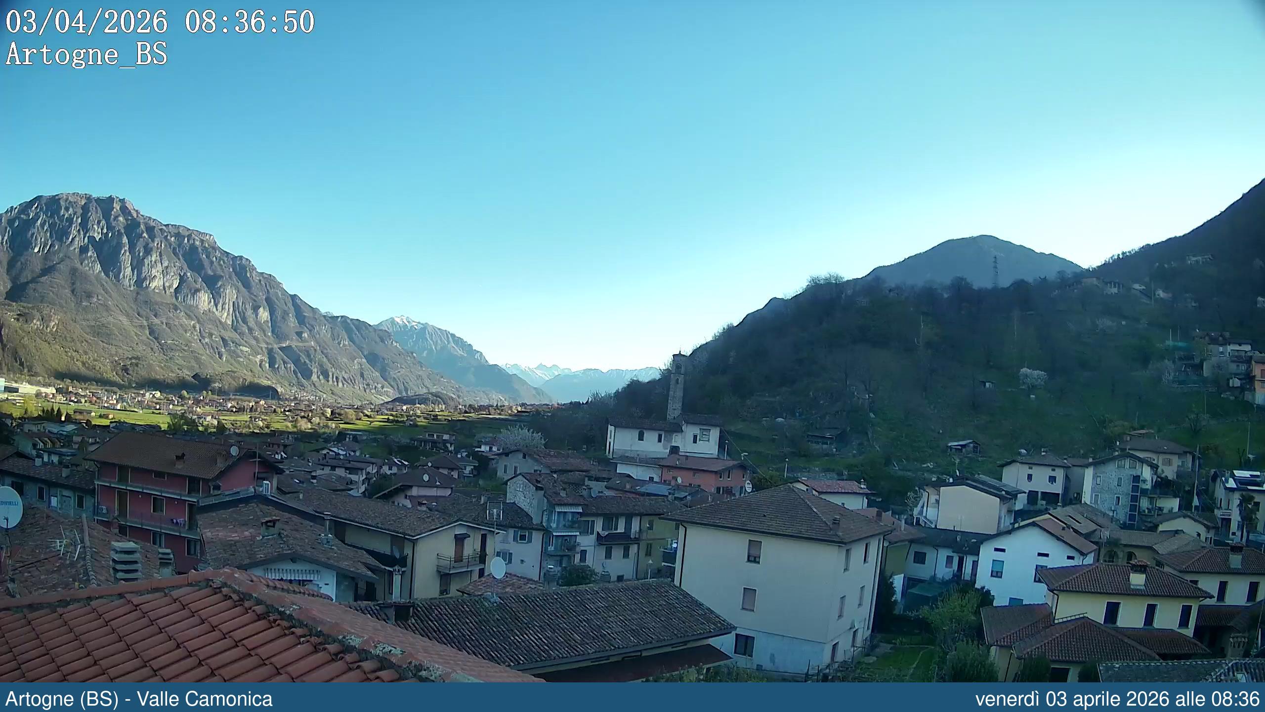 immagine della webcam nei dintorni di Darfo Boario Terme: webcam Artogne