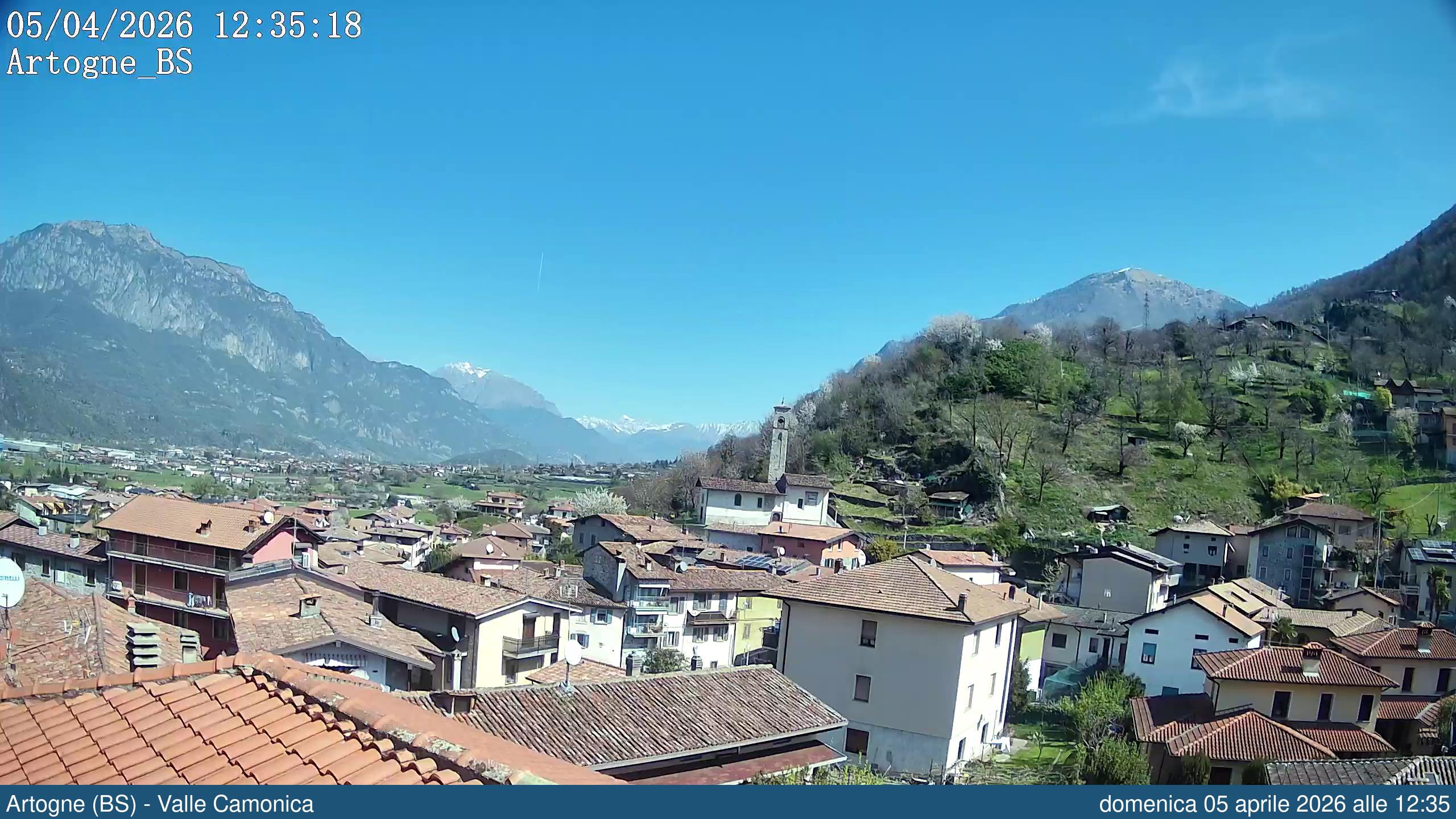 immagine della webcam nei dintorni di Bratto: webcam Artogne