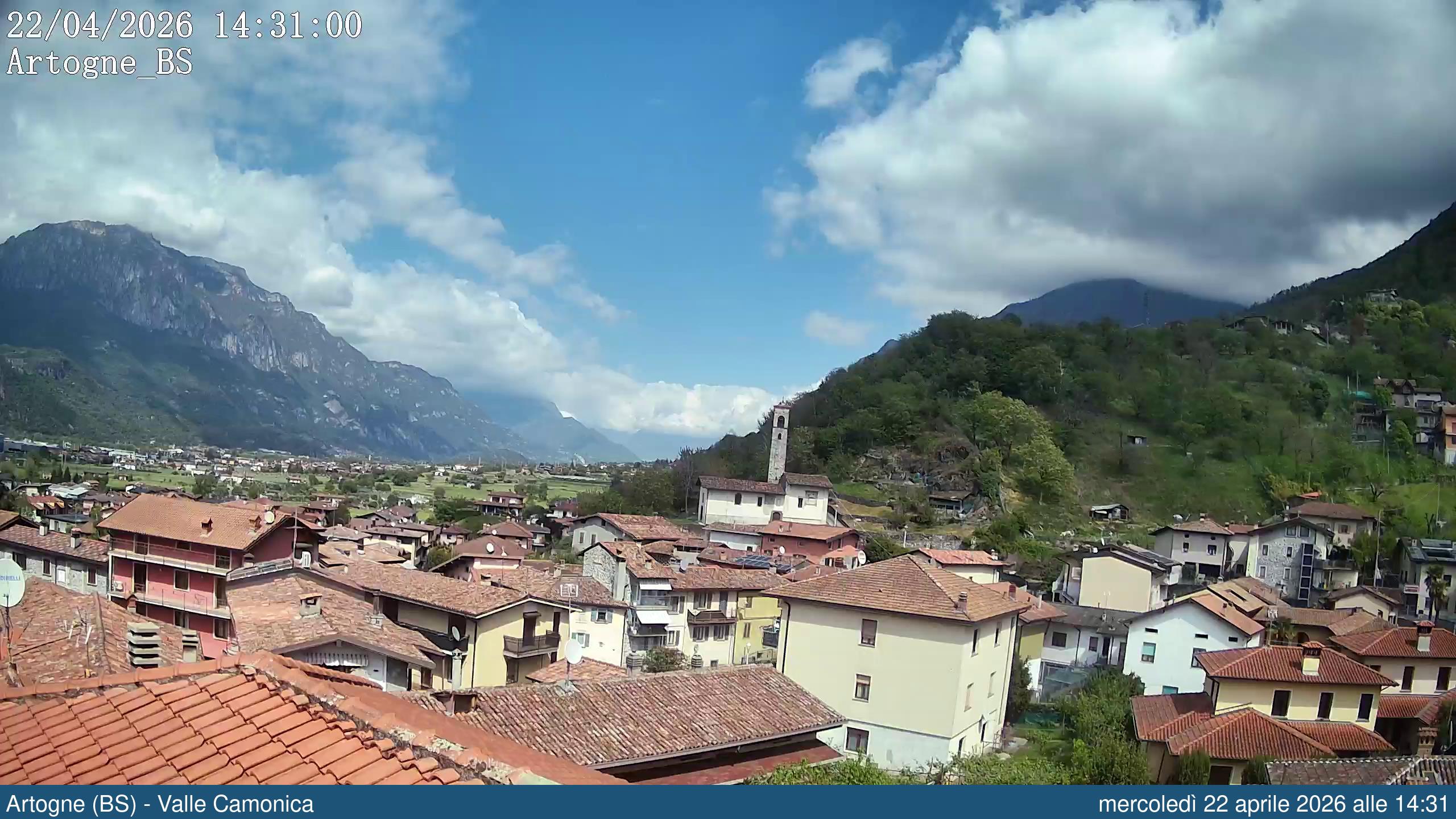 immagine della webcam nei dintorni di Riva di Solto: webcam Artogne