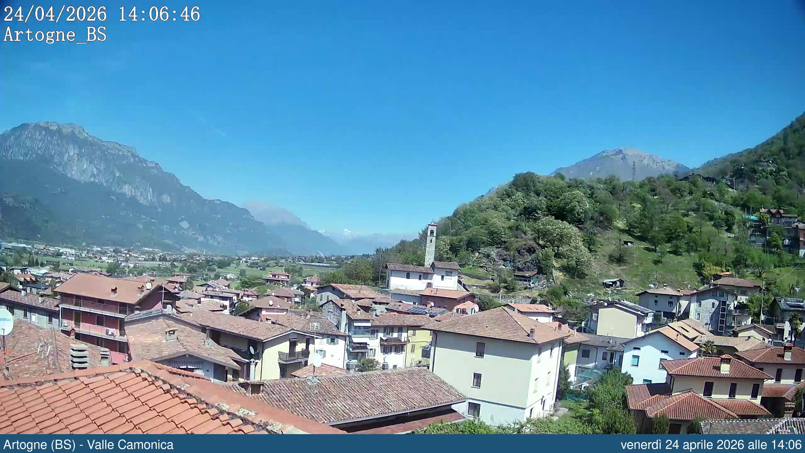 immagine della webcam nei dintorni di Castione della Presolana: webcam Artogne