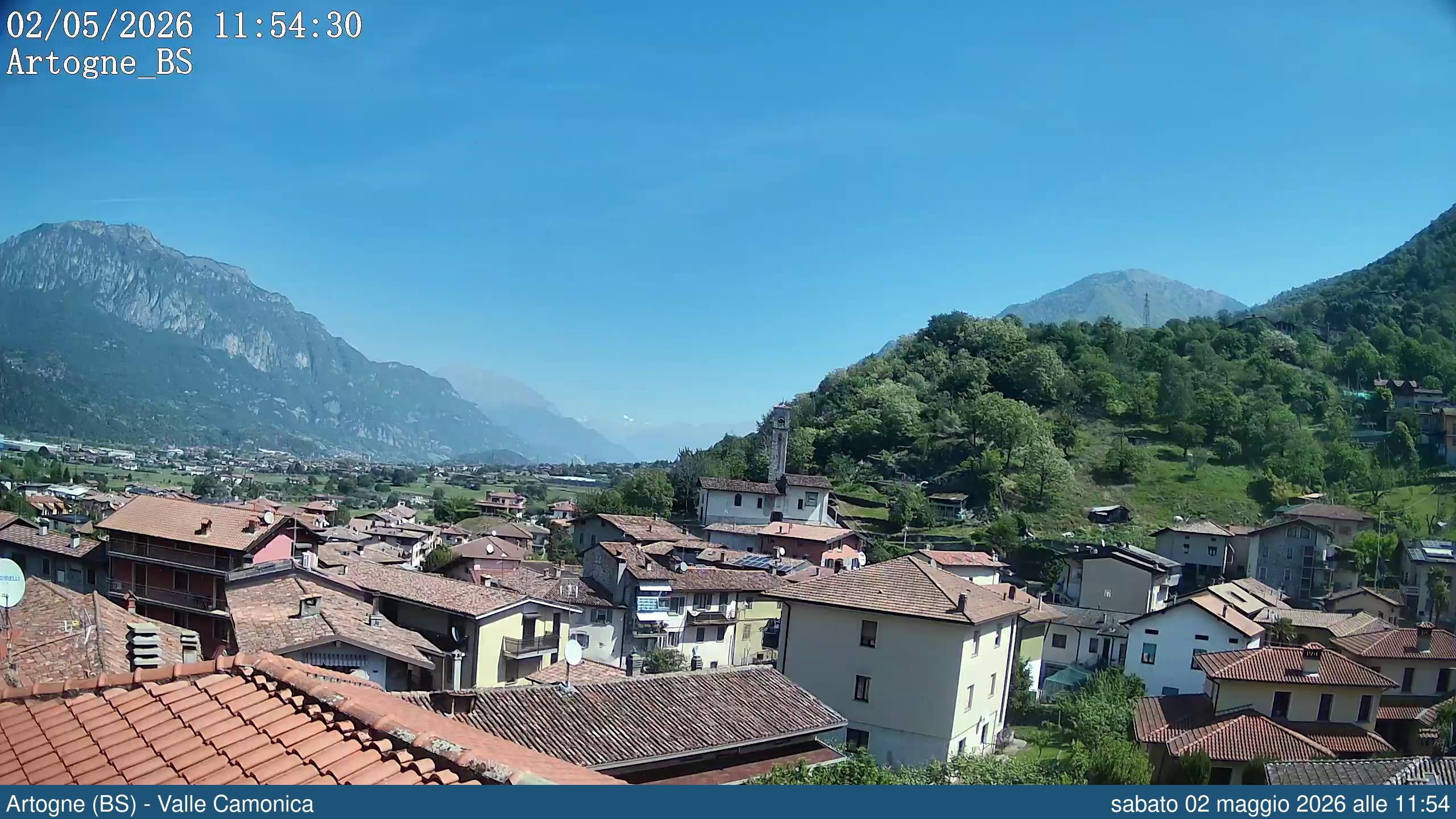 immagine della webcam nei dintorni di Bossico: webcam Artogne
