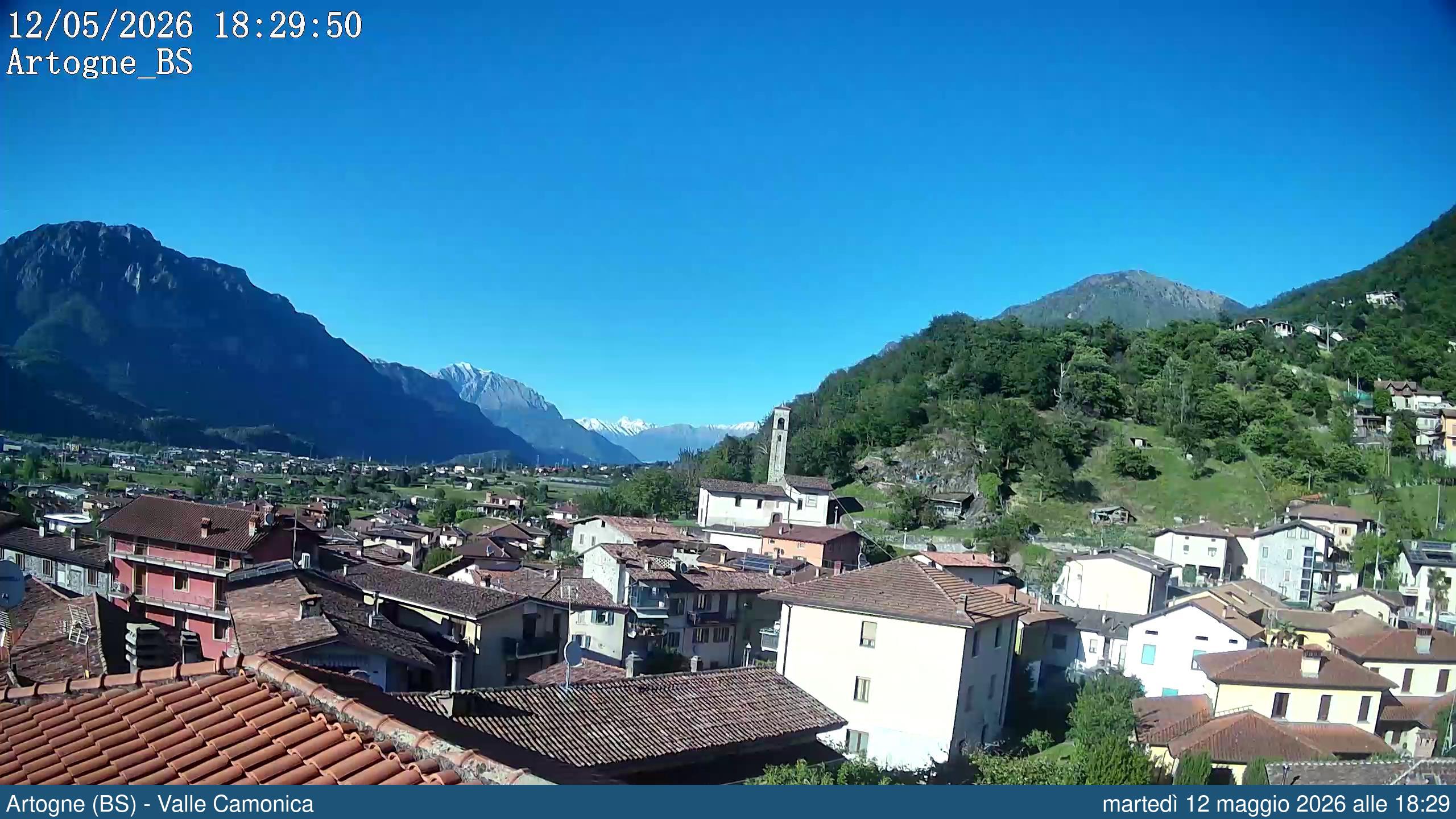 immagine della webcam nei dintorni di Vilminore di Scalve: webcam Artogne