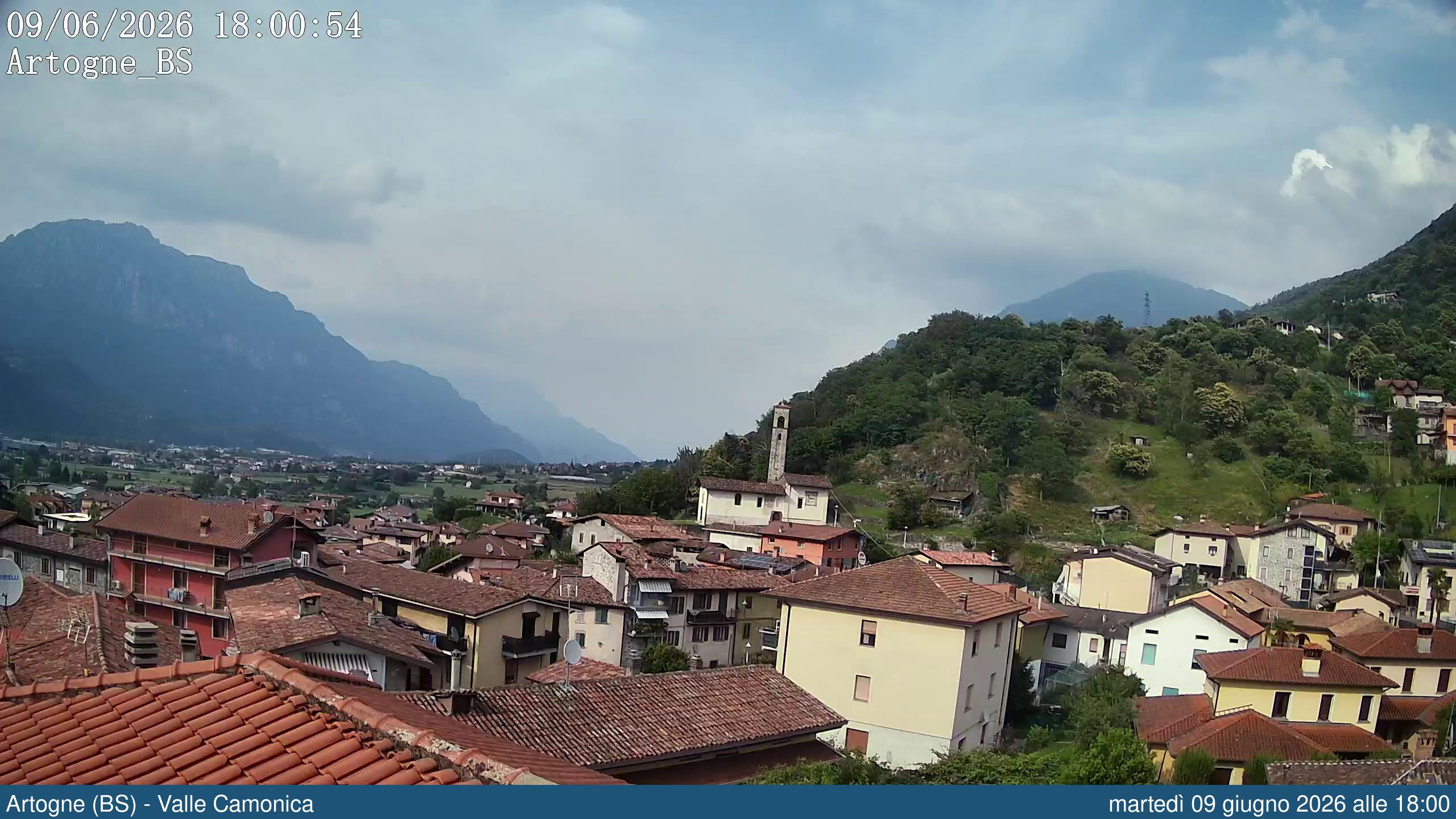 immagine della webcam nei dintorni di Schilpario: webcam Artogne