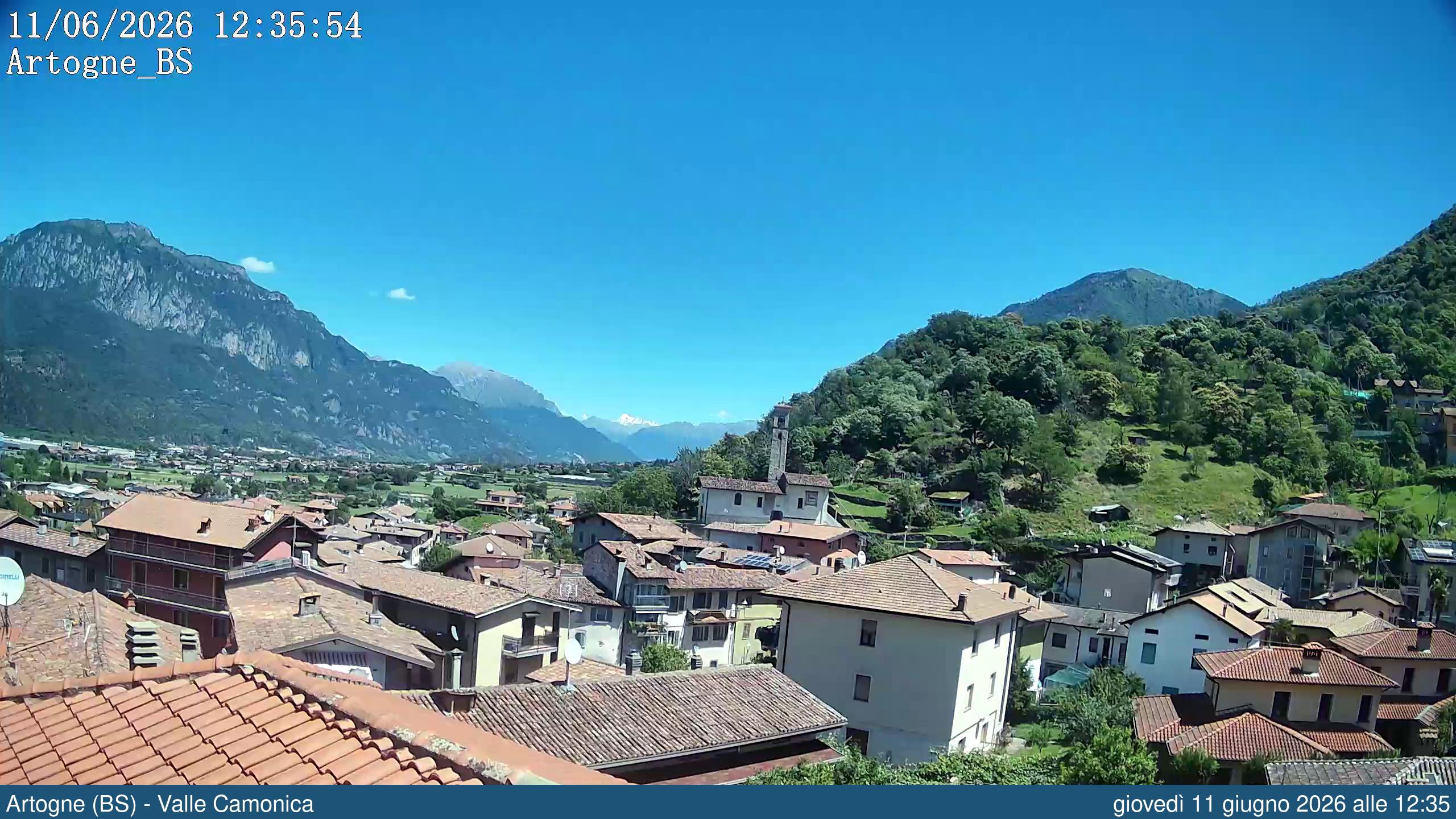 immagine della webcam nei dintorni di Castione della Presolana: webcam Artogne