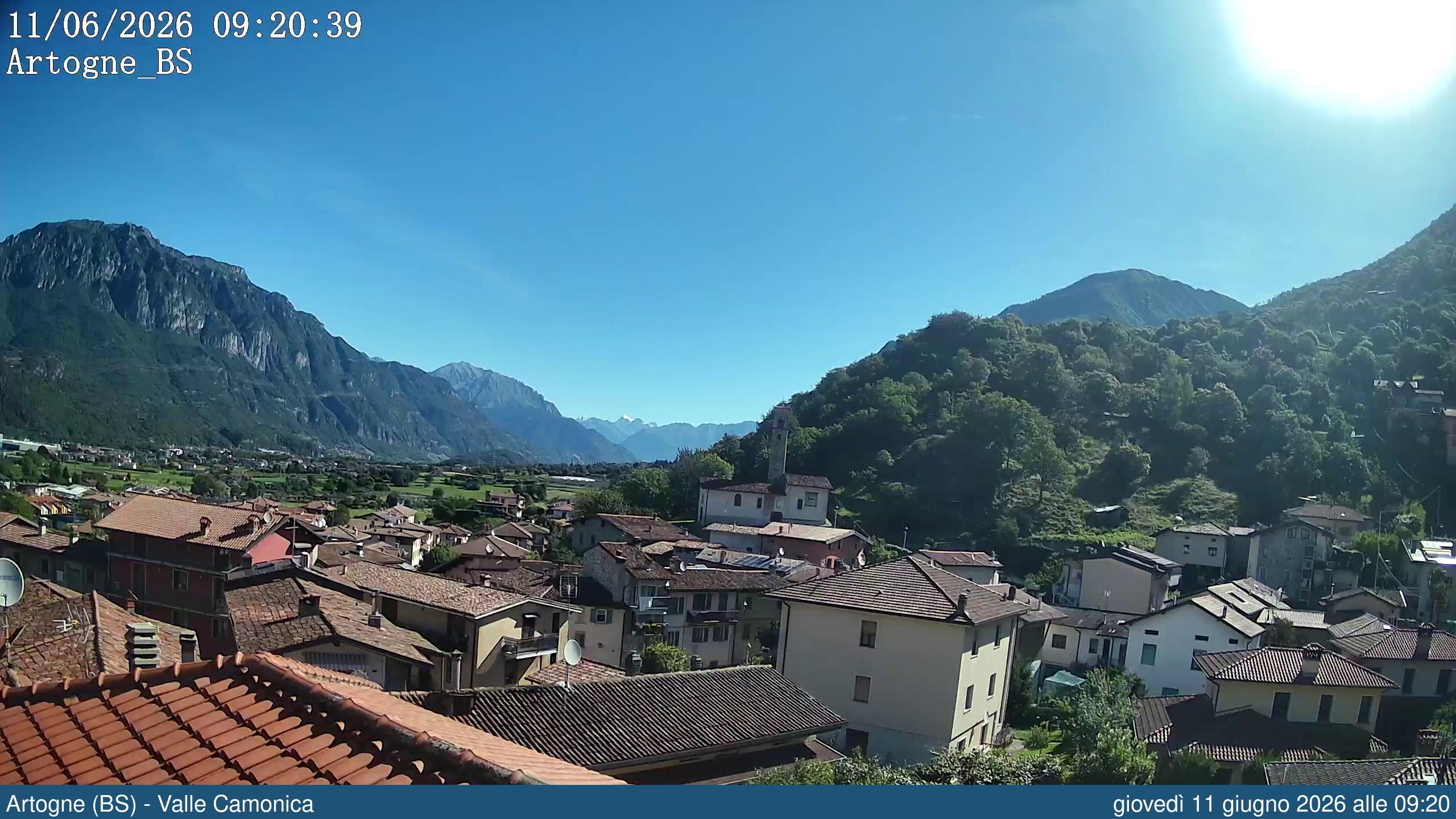 immagine della webcam nei dintorni di Riva di Solto: webcam Artogne