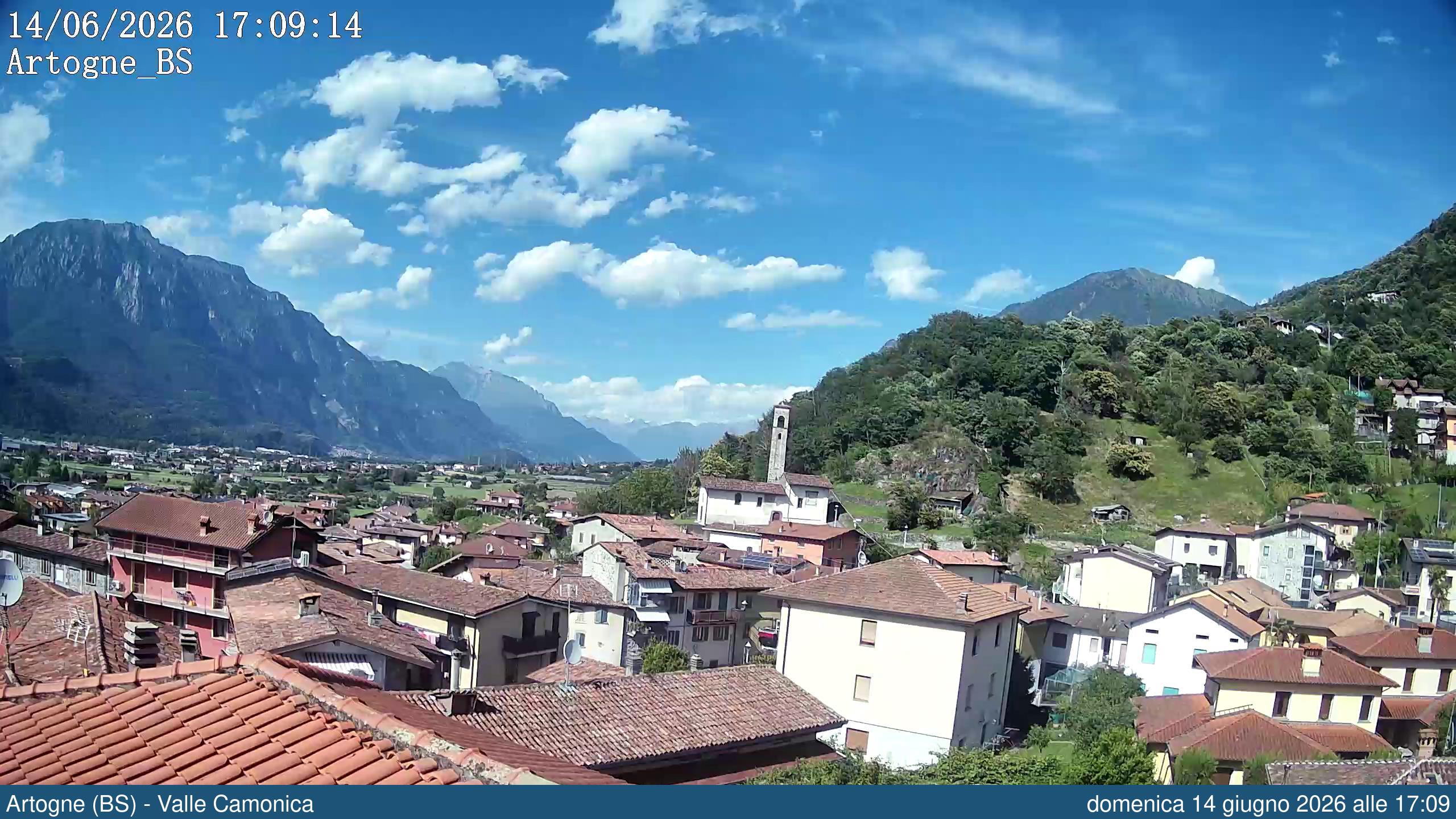 immagine della webcam nei dintorni di Schilpario: webcam Artogne