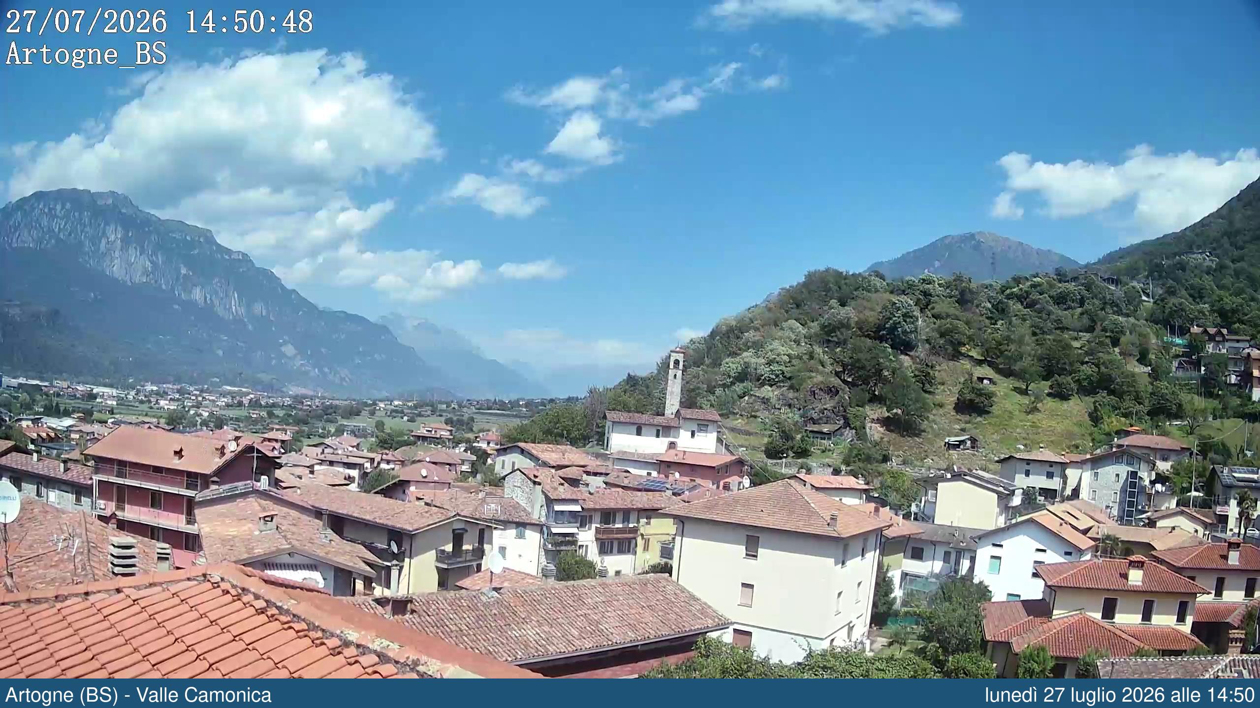 immagine della webcam nei dintorni di Castione della Presolana: webcam Artogne