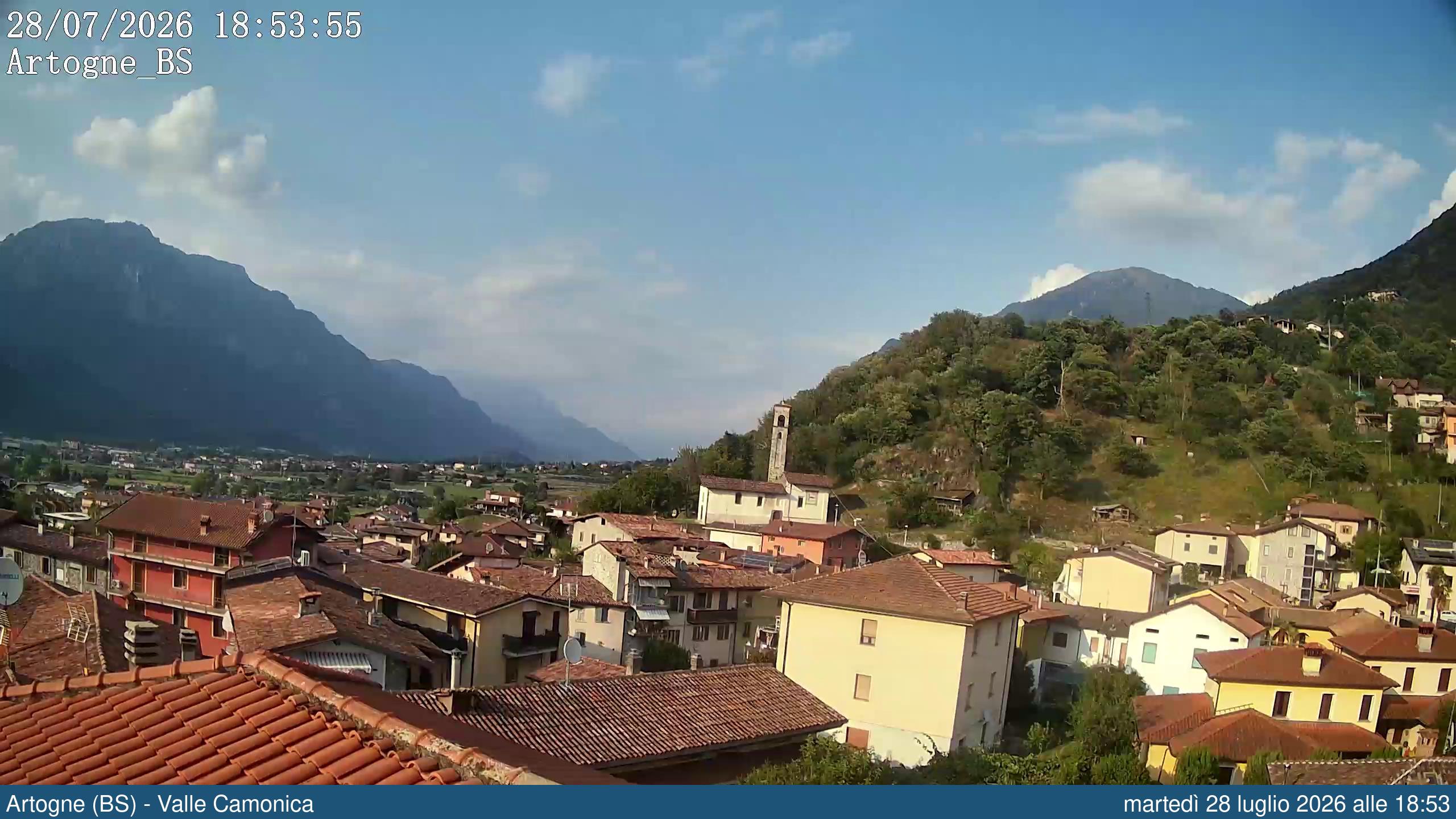 immagine della webcam nei dintorni di Castione della Presolana: webcam Artogne